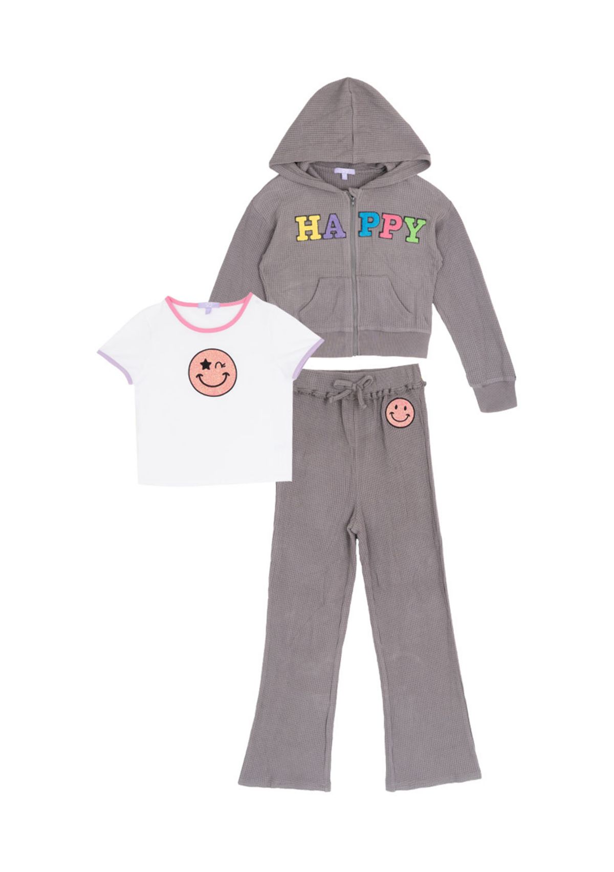 Girls 7-16 3-Piece Happy Set 