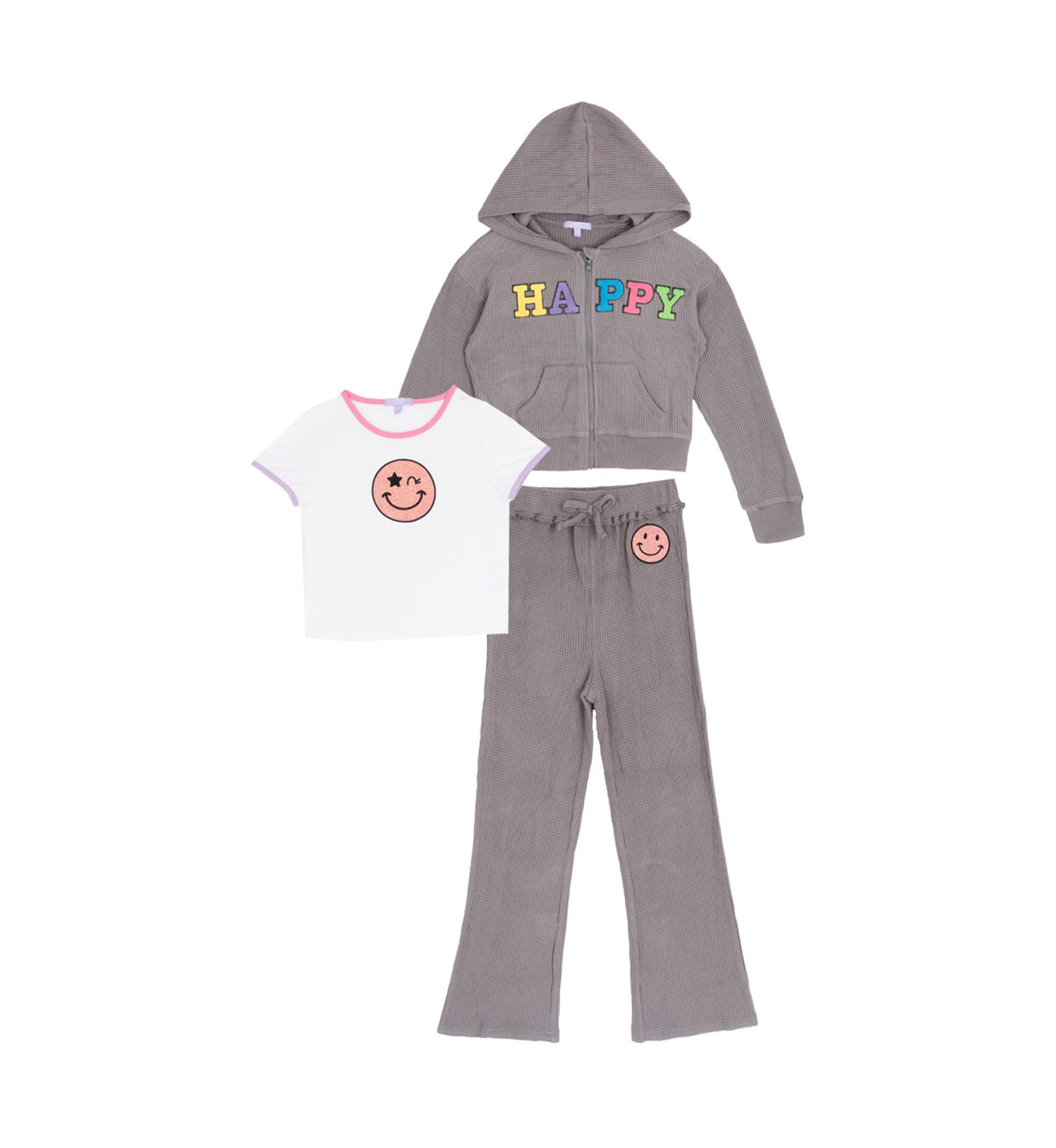 Girls 7-16 3-Piece Happy Set 