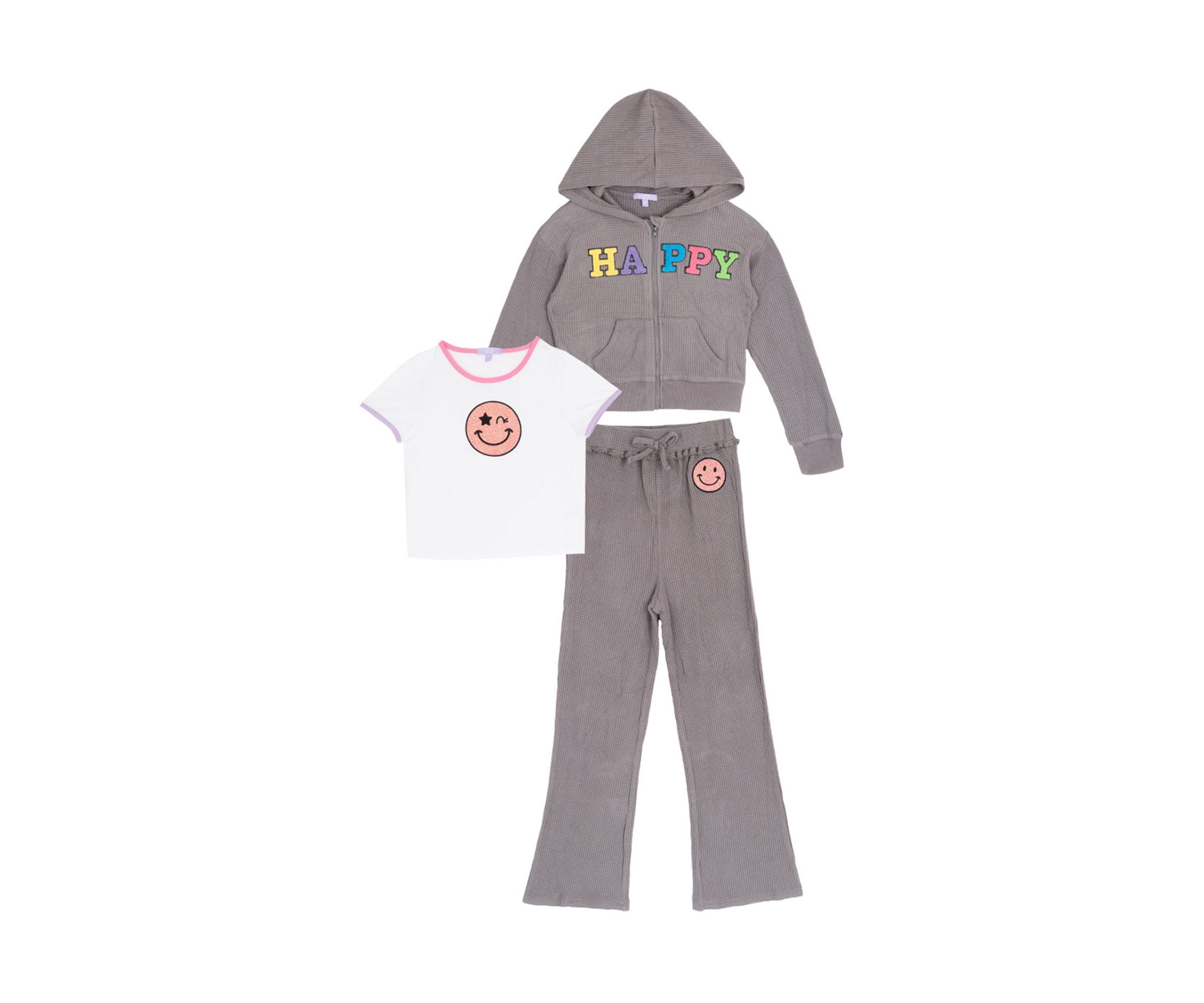 Girls 7-16 3-Piece Happy Set 