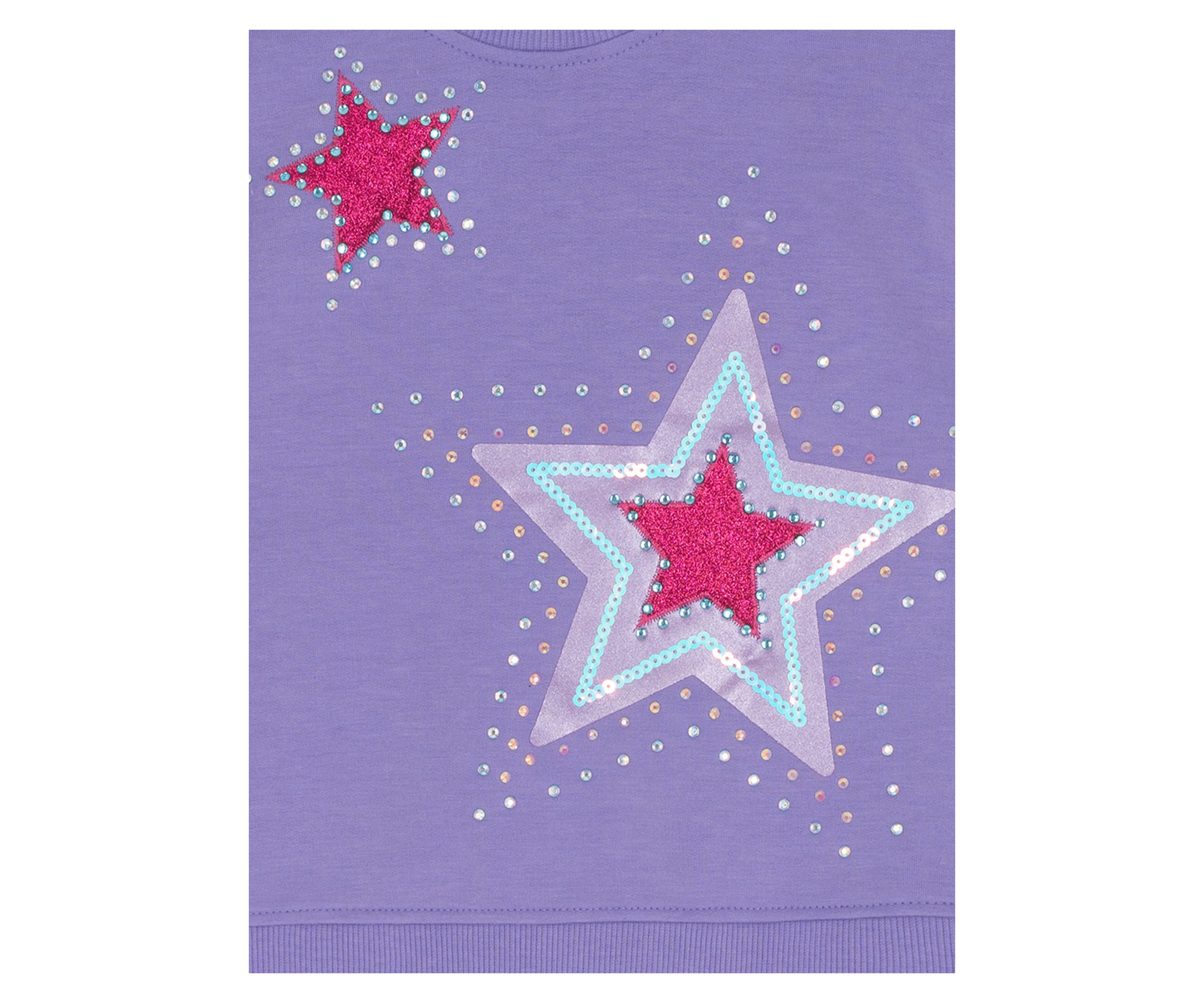 Girls 7-16 Sequin Star Top and Flare Pants Set