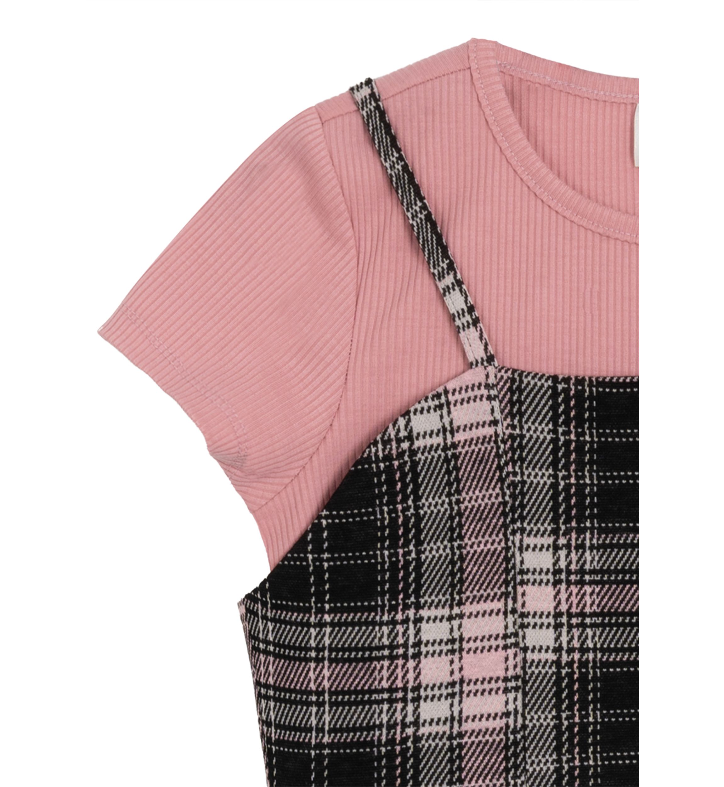 Girls 7-16 Printed Jumper Dress