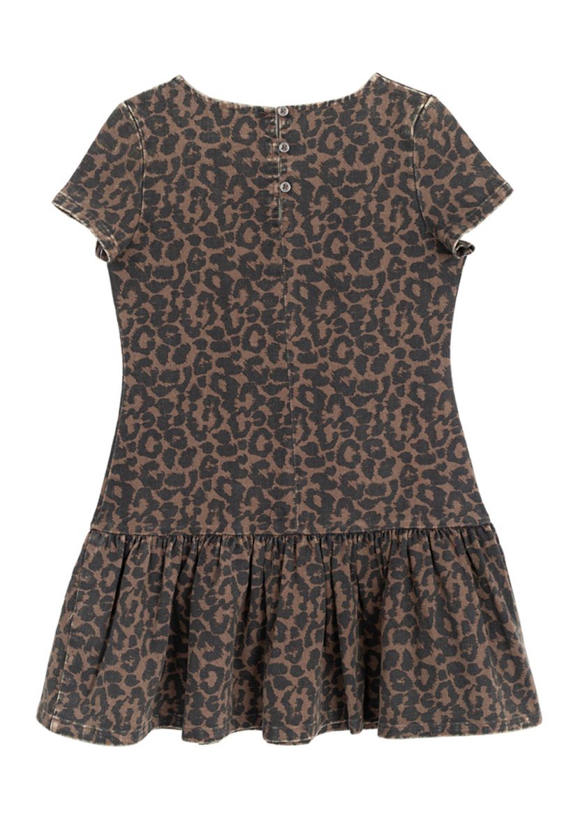 Girls 7-16 Animal Printed Shift Dress