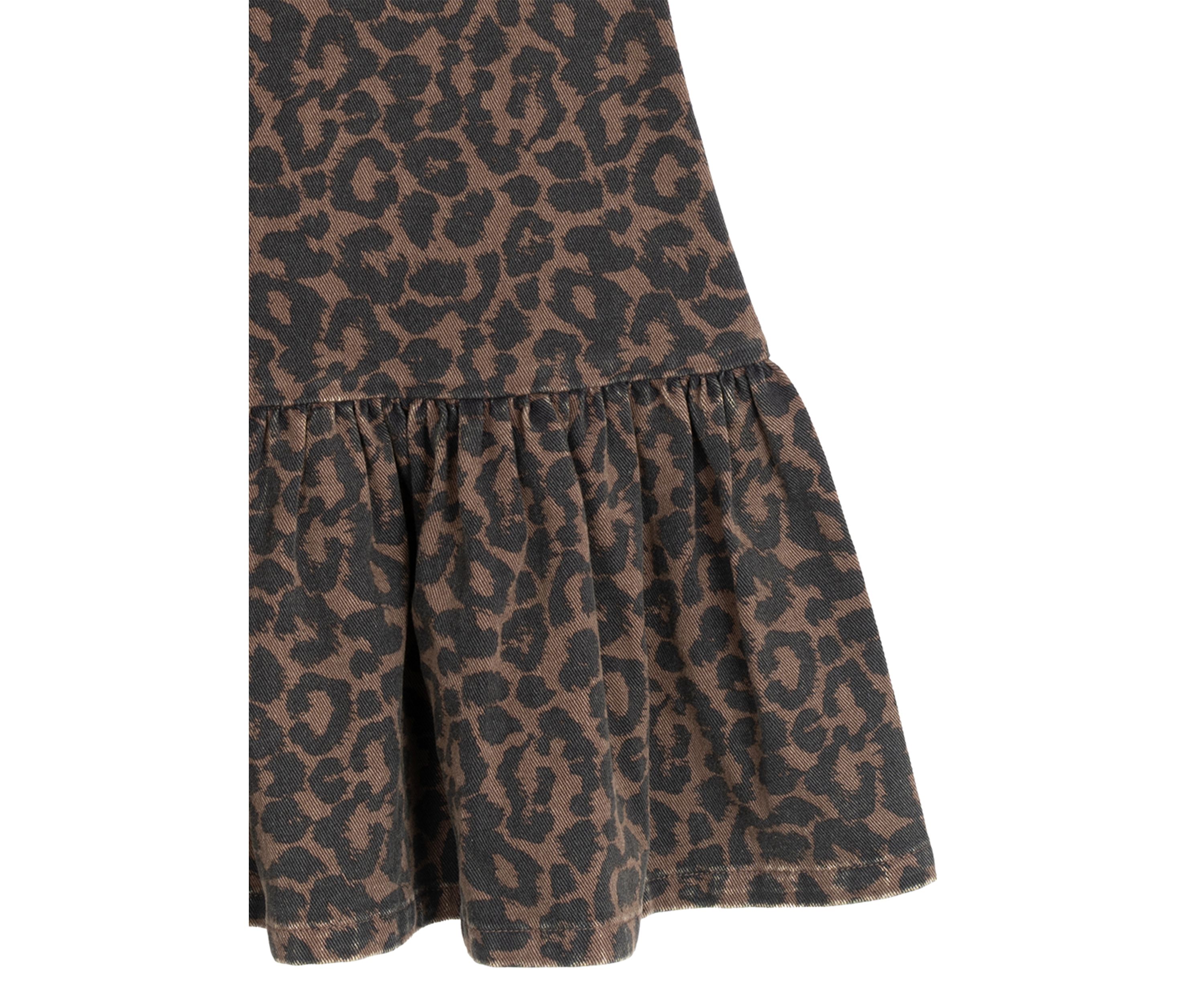 Girls 7-16 Animal Printed Shift Dress