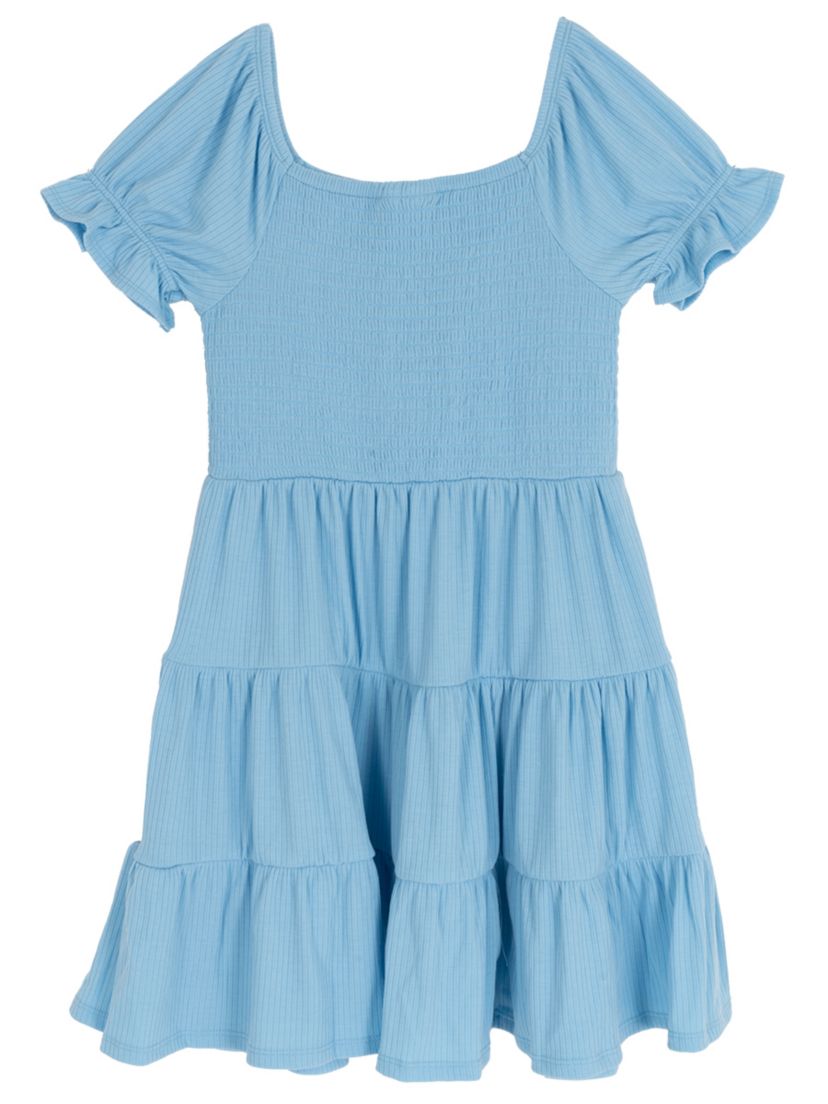 Girls 7-16 Square Neck Rib Dress