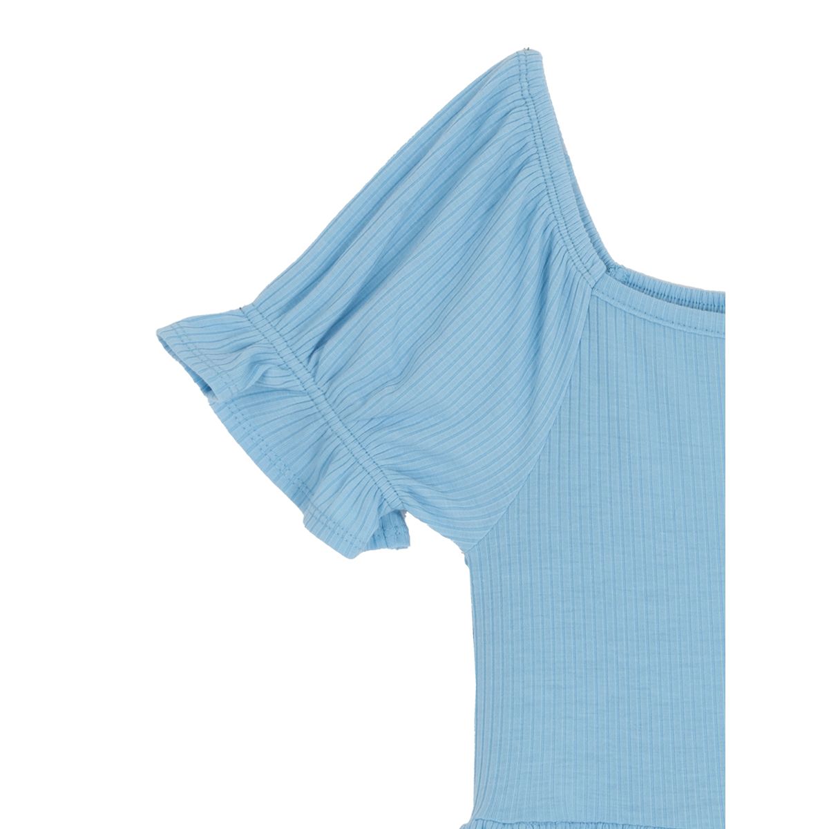 Girls 7-16 Square Neck Rib Dress