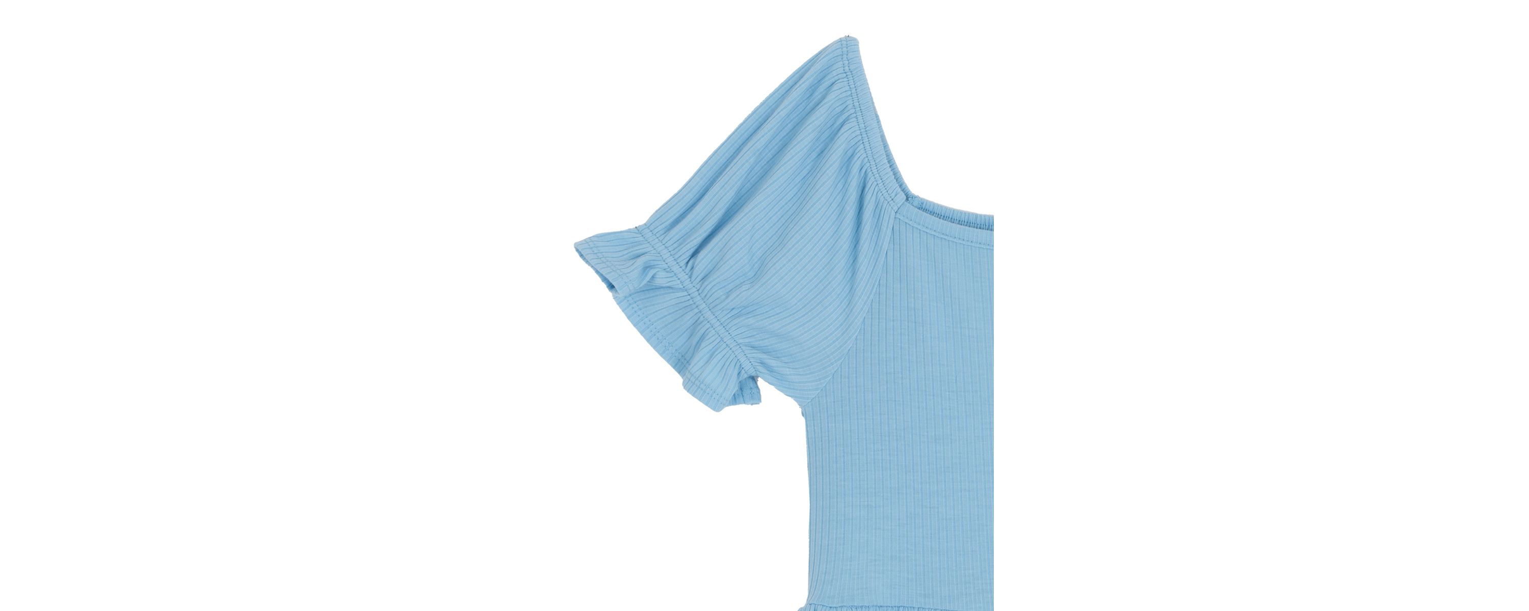 Girls 7-16 Square Neck Rib Dress