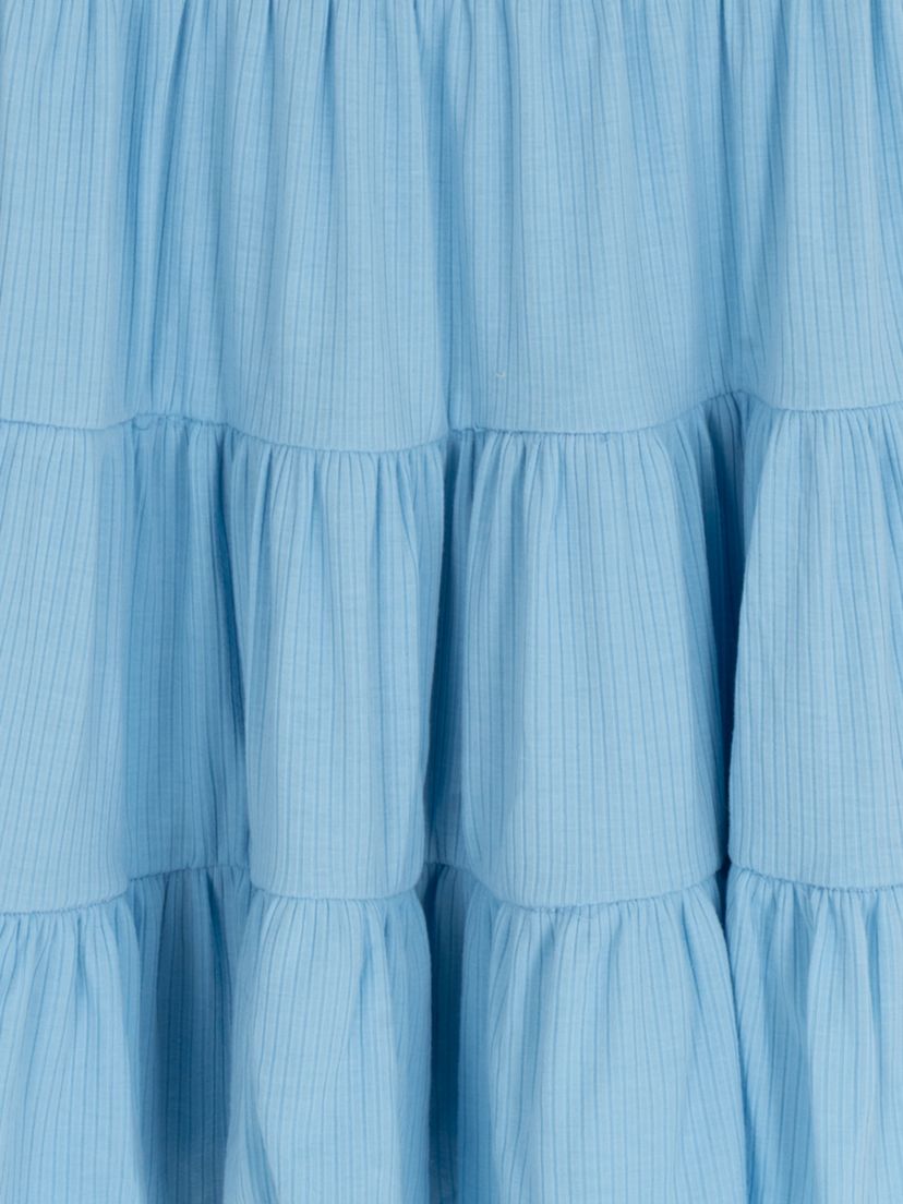 Girls 7-16 Square Neck Rib Dress