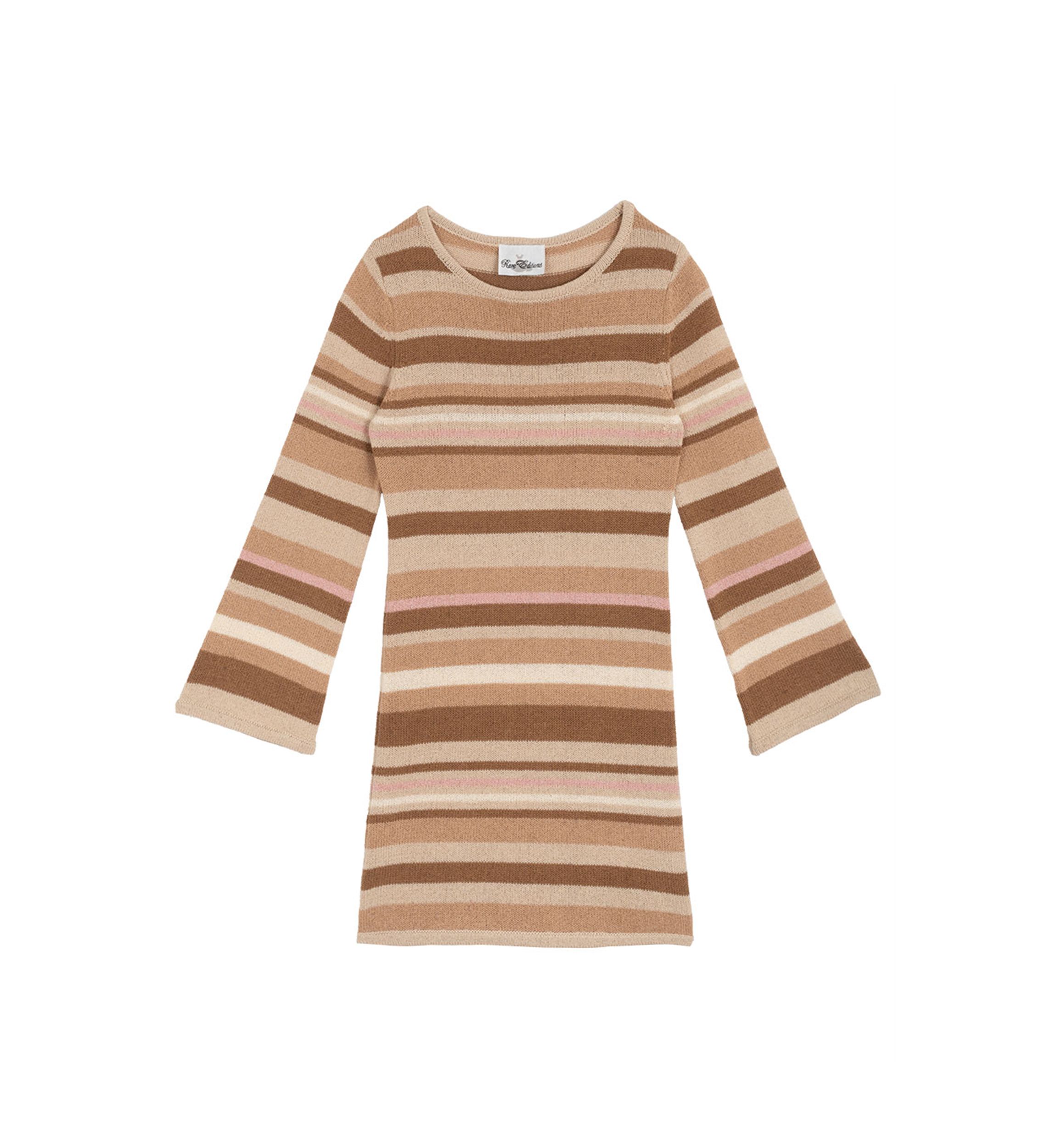 Girls 7-16 Striped Sweater Dress and Vest Set 