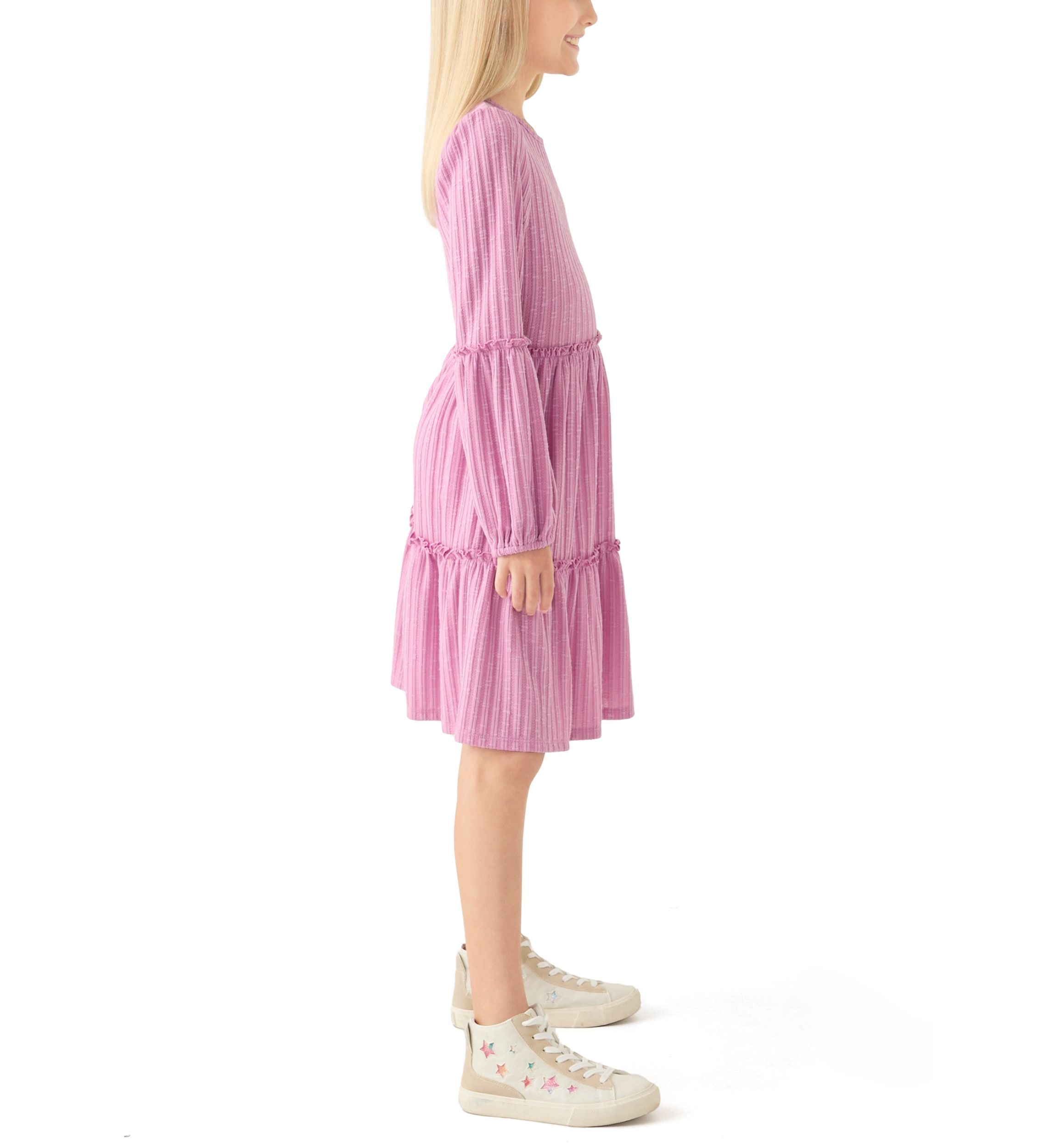 Girls 7-16 Smocked Clip Dot Dress