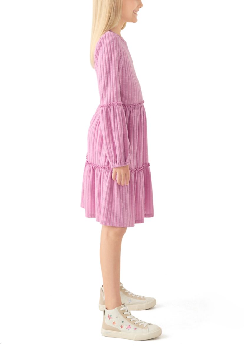 Girls 7-16 Smocked Clip Dot Dress