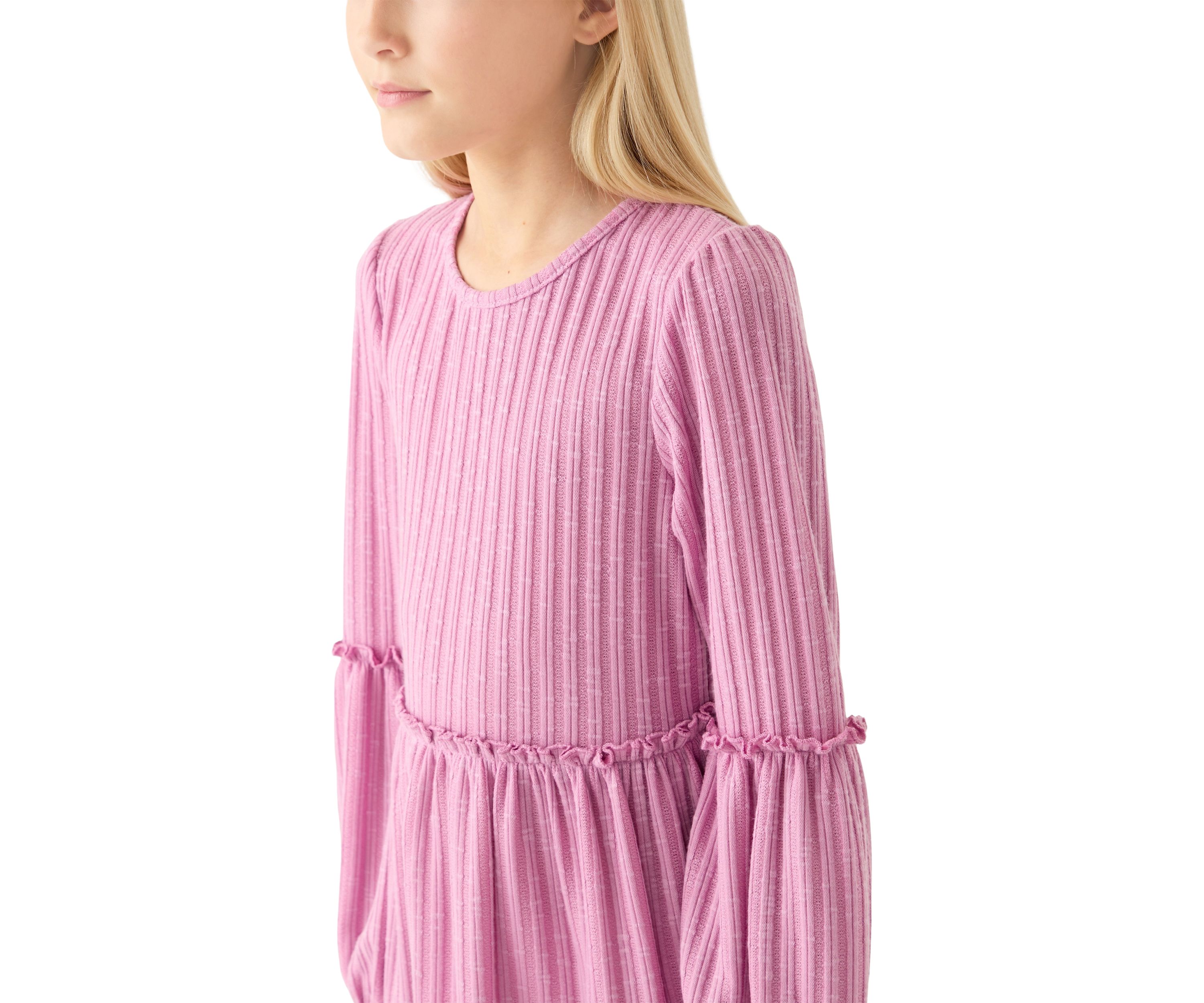 Girls 7-16 Smocked Clip Dot Dress