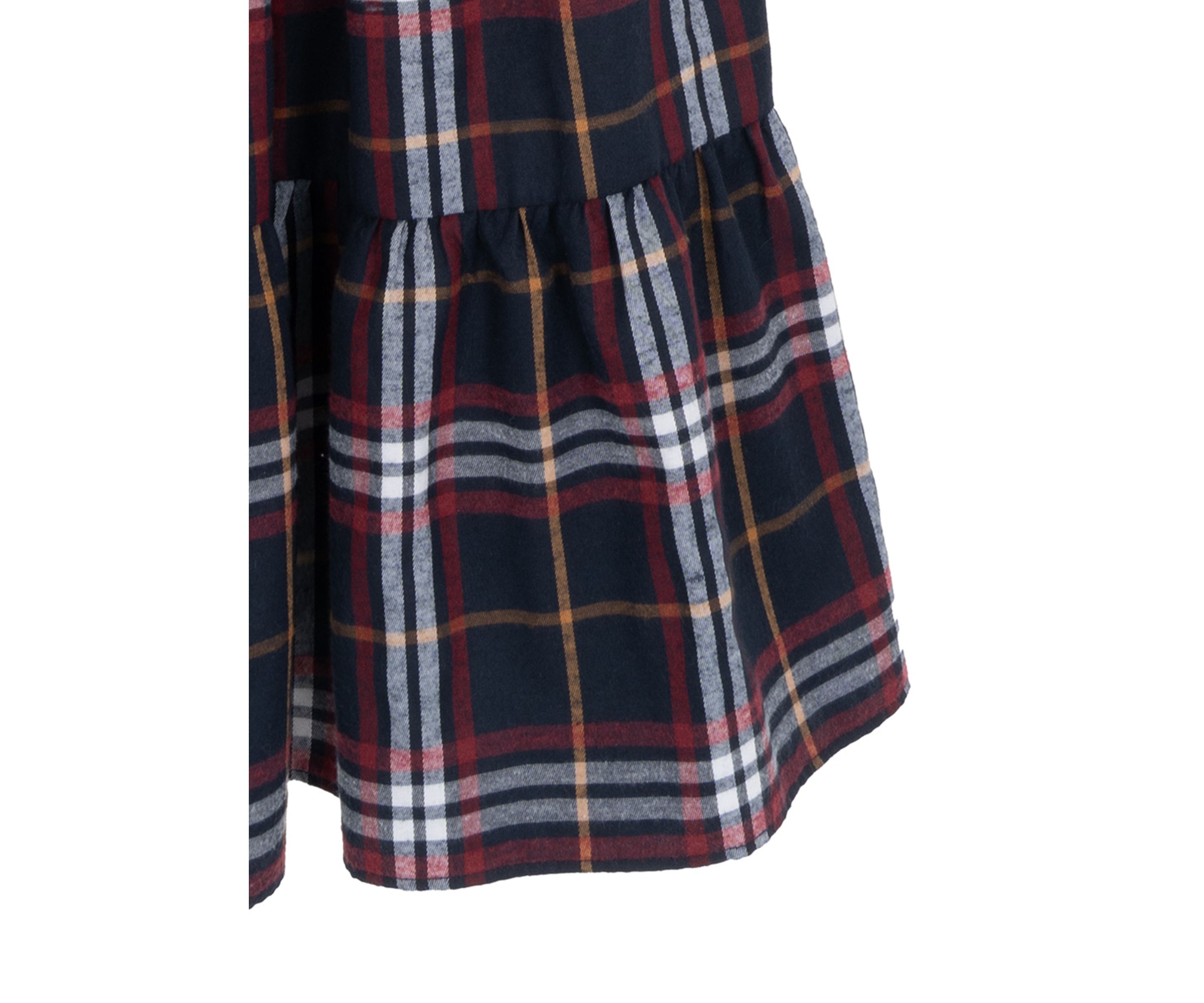 Girls 7-16 Plaid Woven Maxi Dress