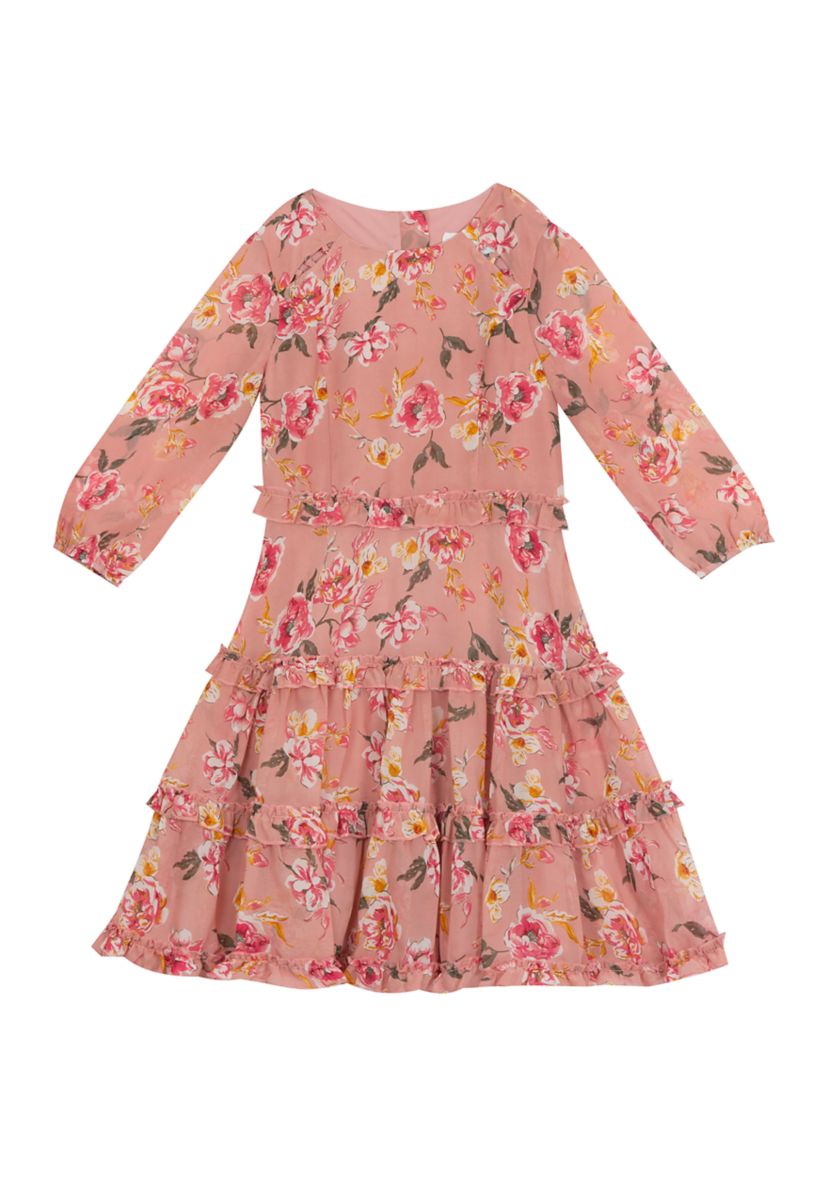 Girls 7-16 Long Sleeve Dress