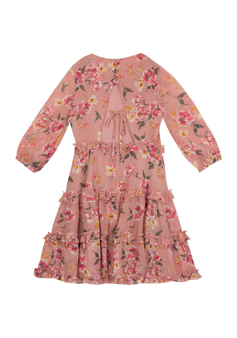 Girls 7-16 Long Sleeve Dress