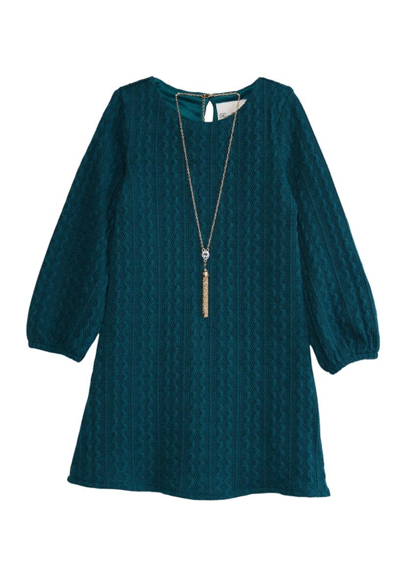 Girls 4-6x Double Knit Shift Dress