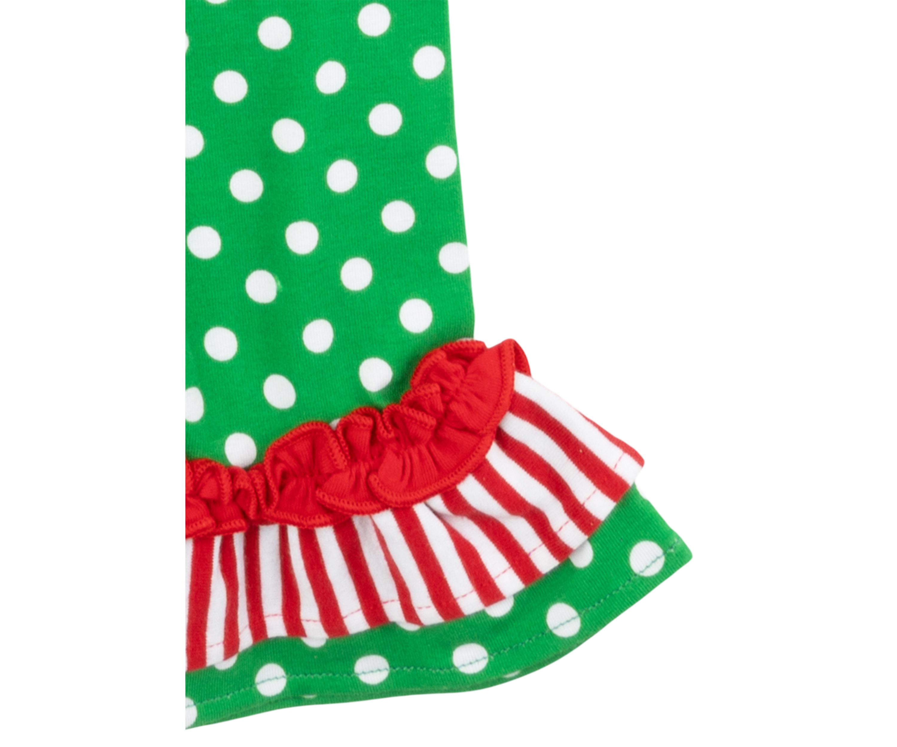 Girls 4-6x Striped Top and Printed Leggings Set