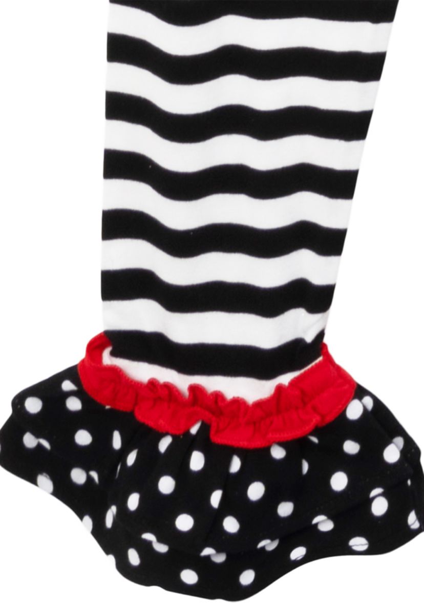 Girls 4-6x Snowman Appliqué Top and Leggings Set