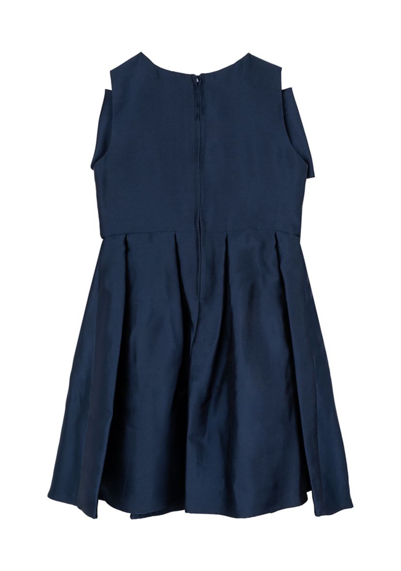 Girls 4-6x Mikado Bodice Bow Dress