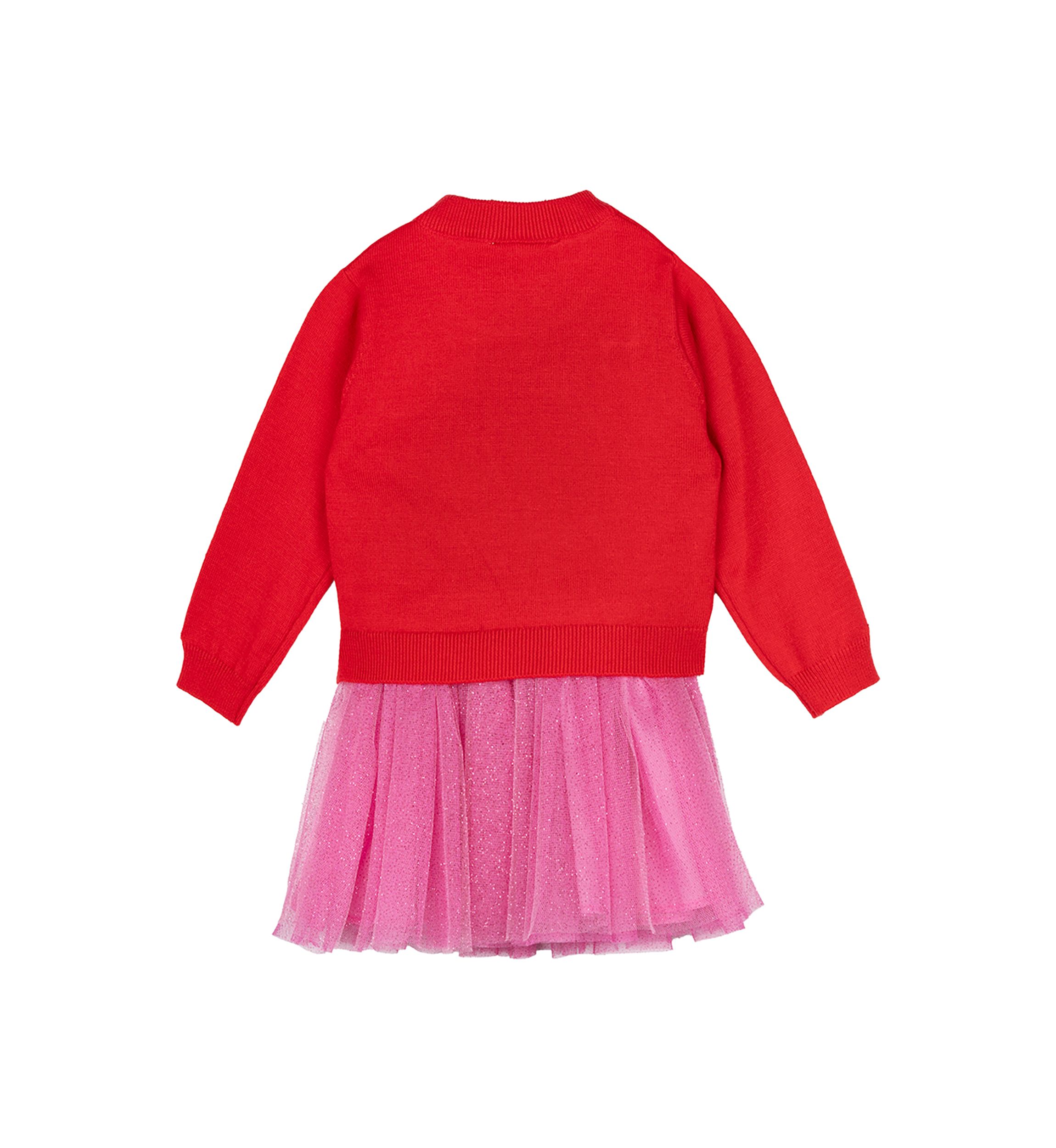 Girls 4-6x Snowman Sweater Dress with Skirt