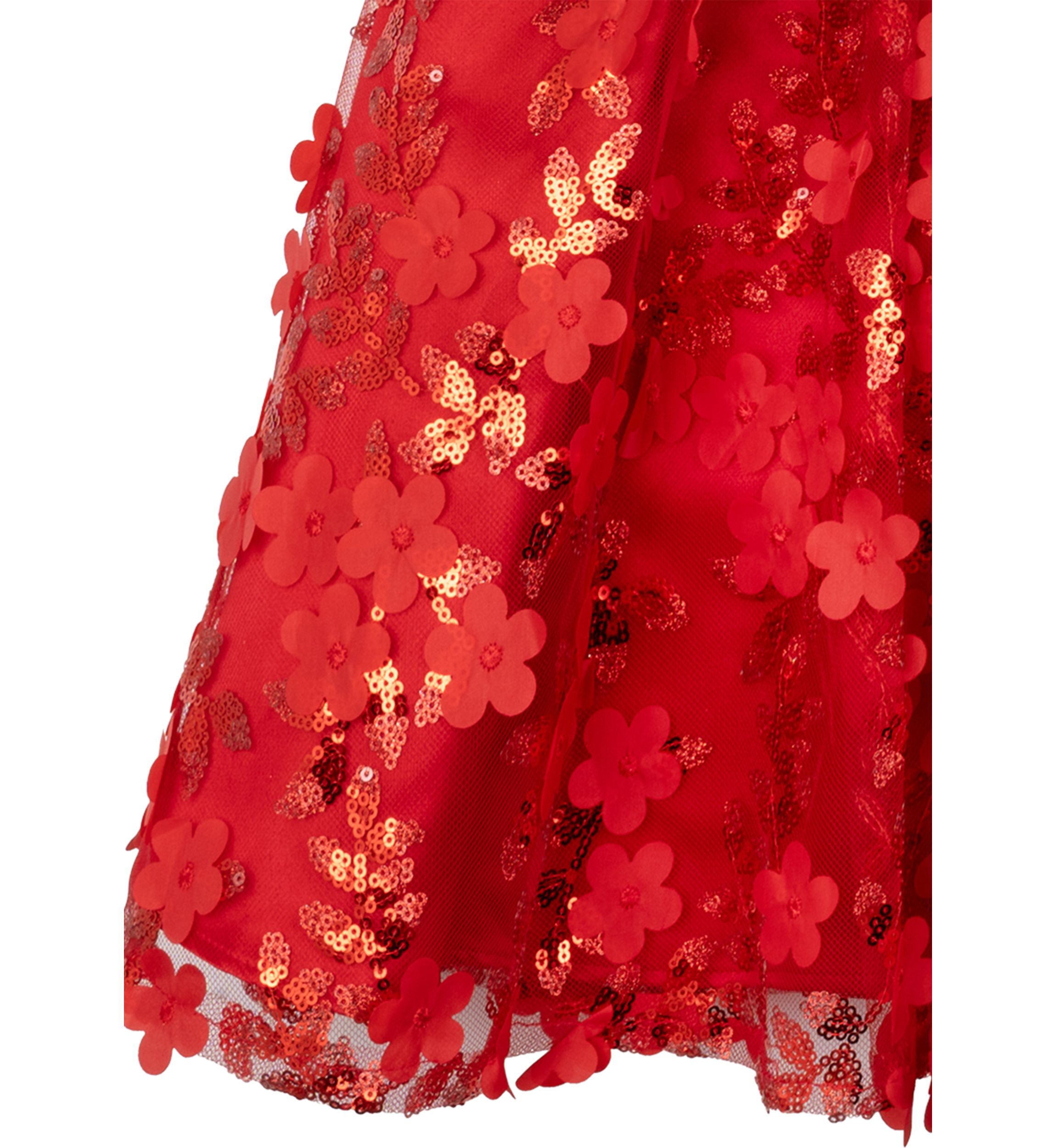 Girls 4-6x Sequin Embroidered Mesh Dress