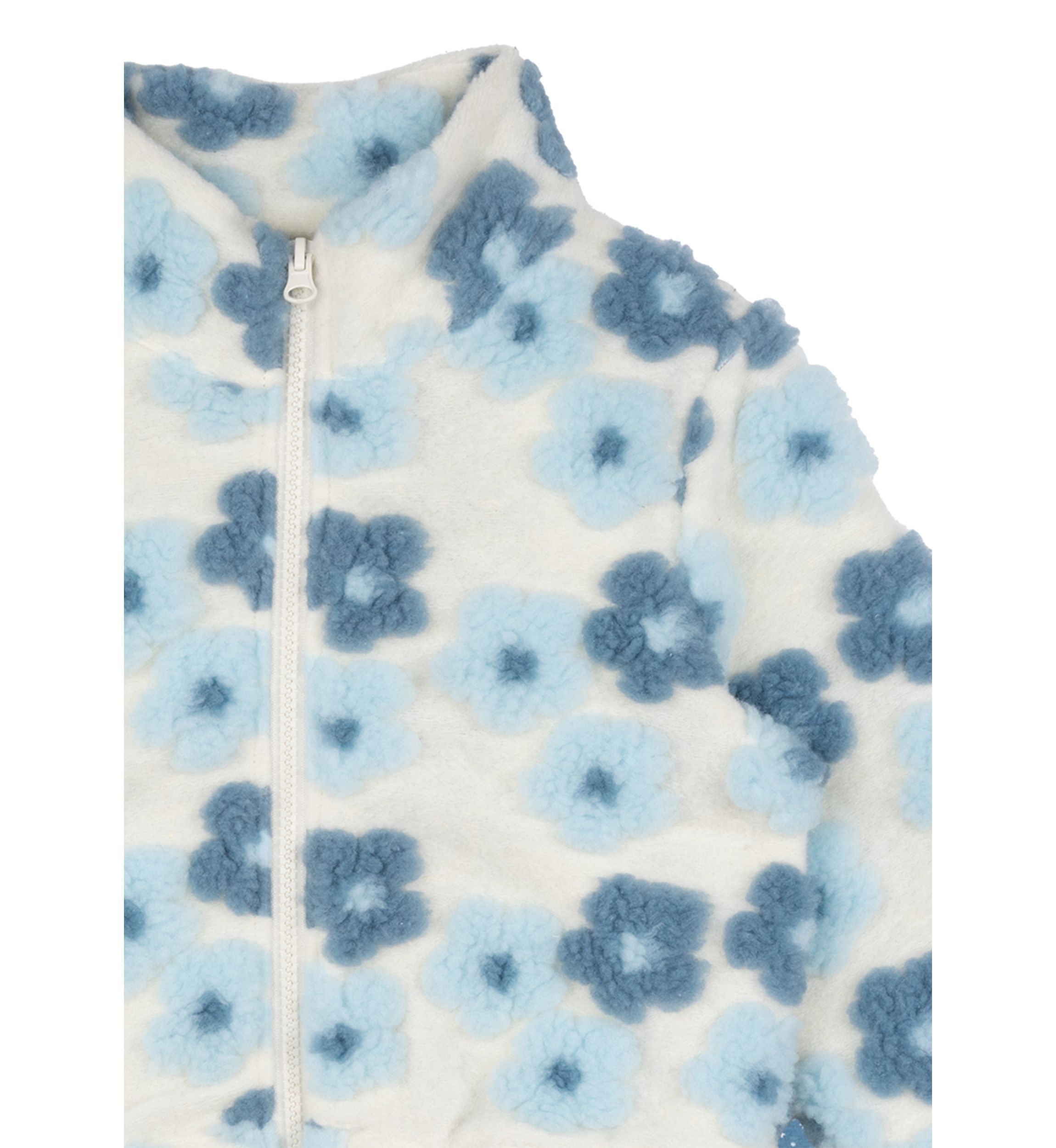Girls 4-6x Floral Printed Sherpa Jacket and Leggings Set