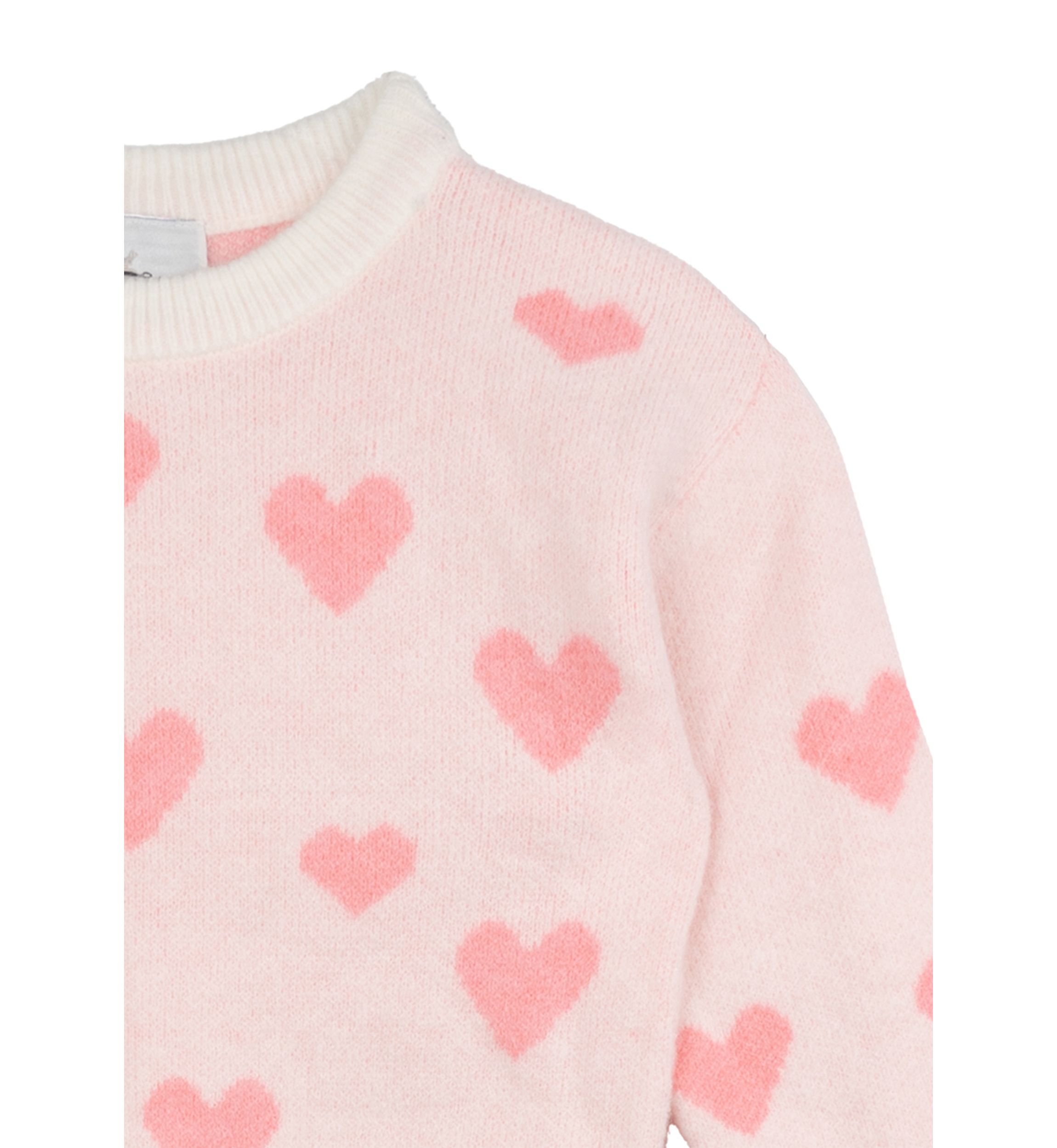 Girls 4-6x Heart Sweater with Matching Flare Pants