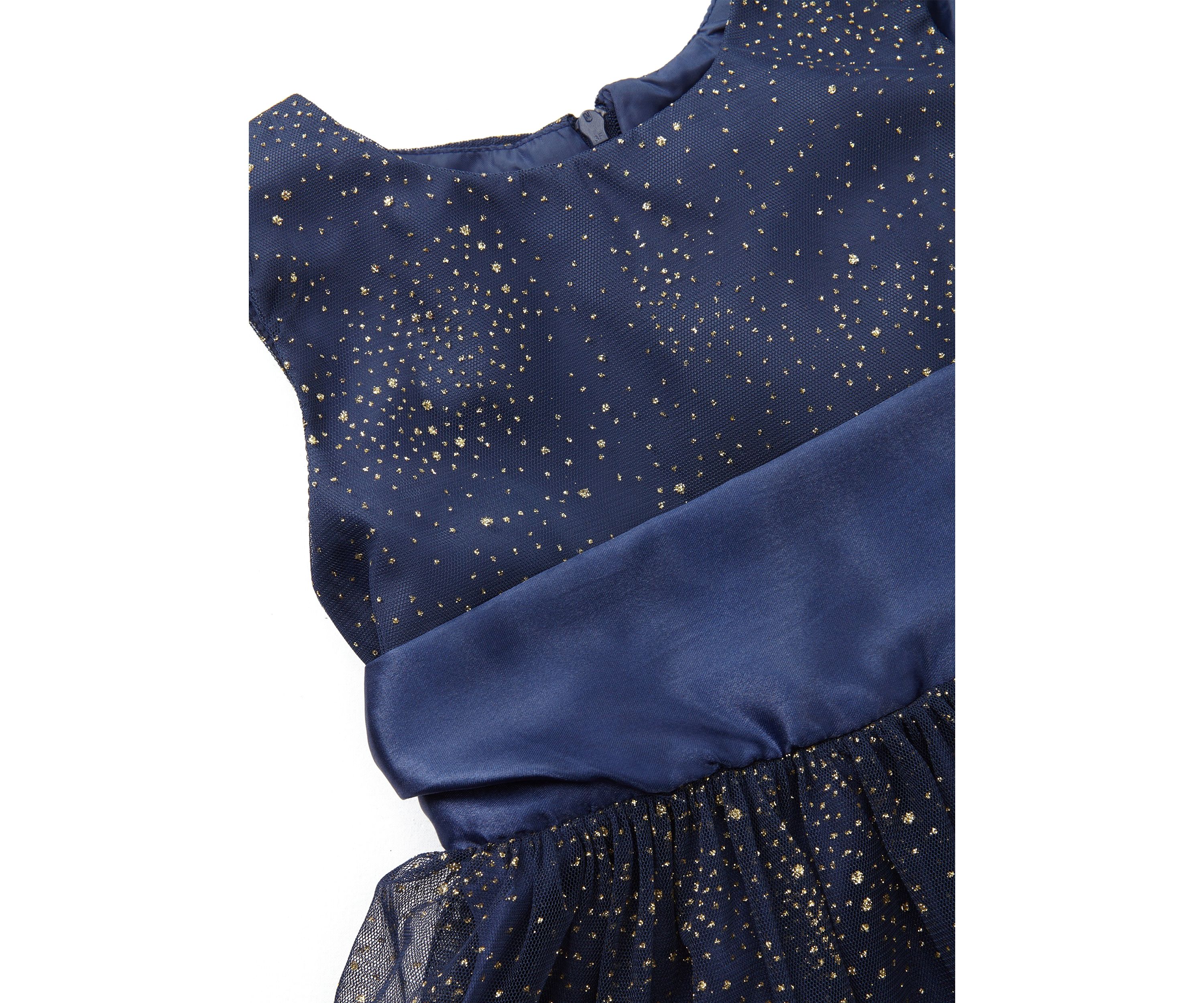 Girls 4-6x Foil Stars Dress and Jacket