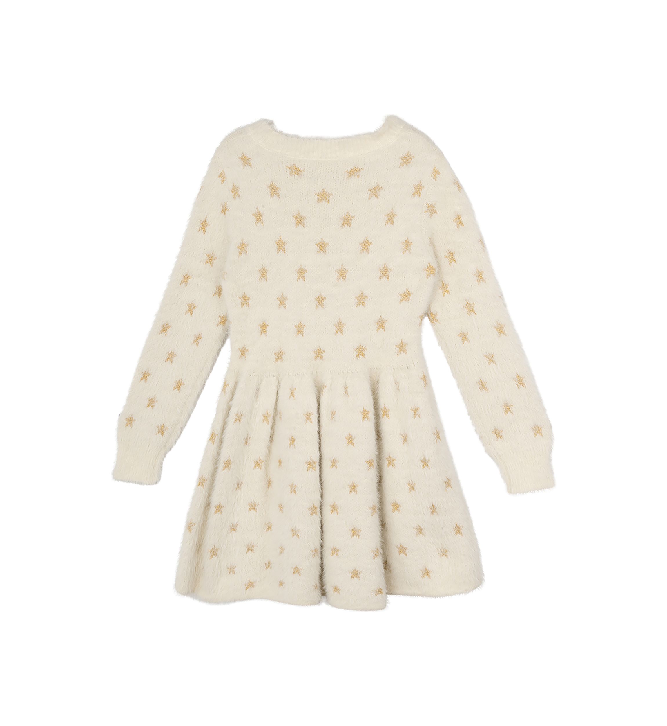 Girls 4-6x Star Sweater Dress with Pleather Bag Set