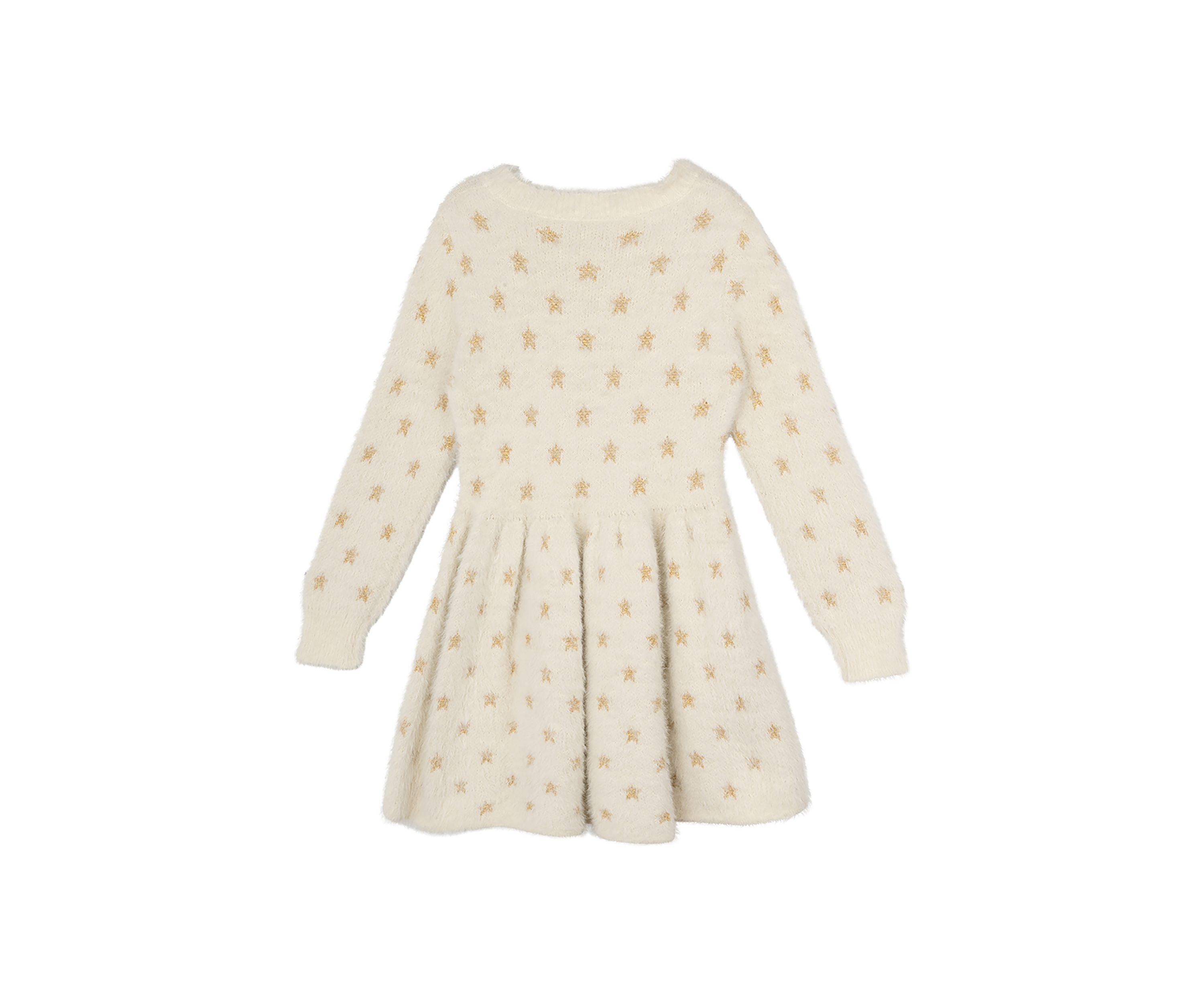 Girls 4-6x Star Sweater Dress with Pleather Bag Set