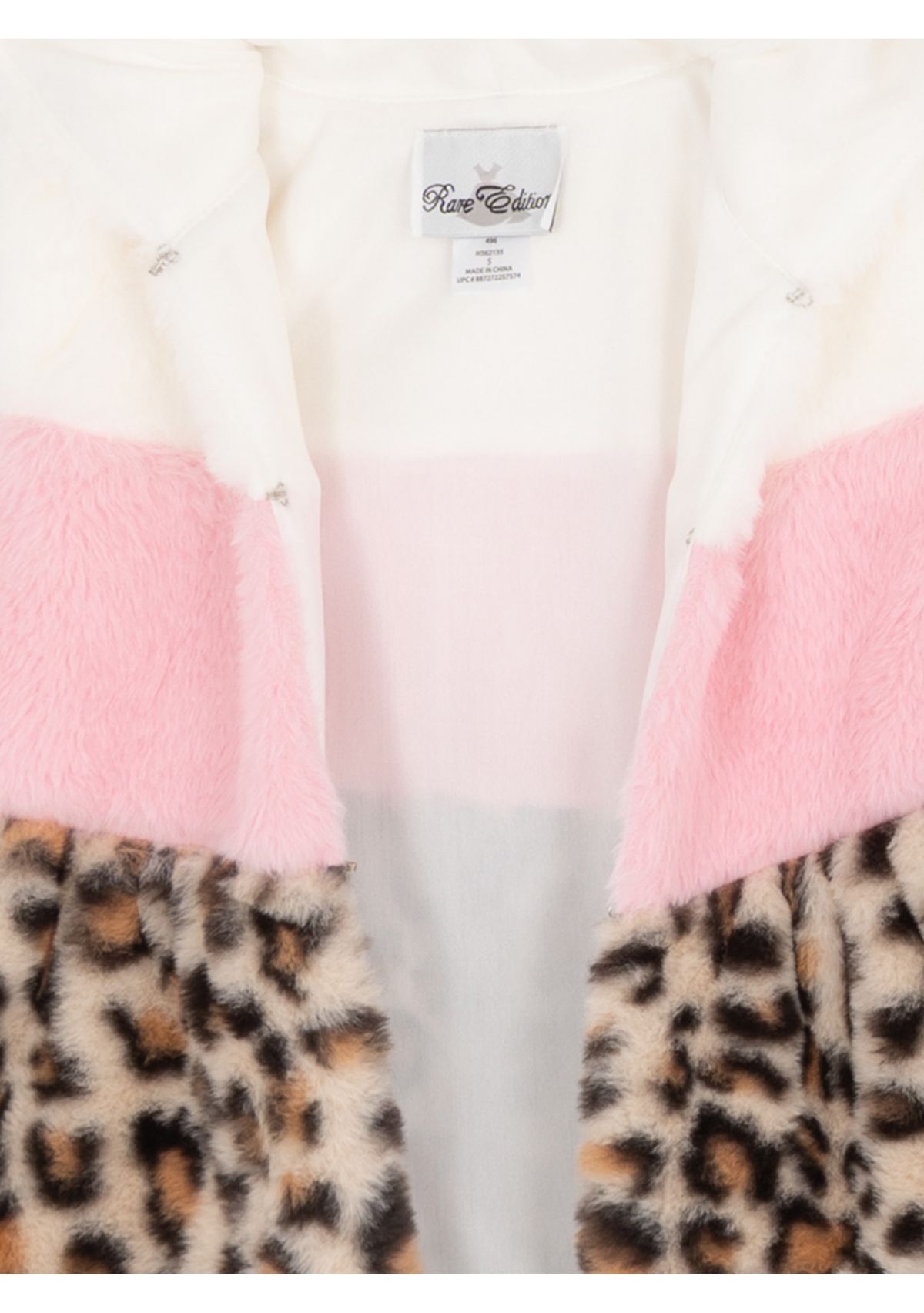 Girls 4-6 Animal Fur Vest Set