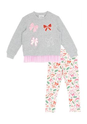 Rare Editions Girls 4-6x Multi Bow Set