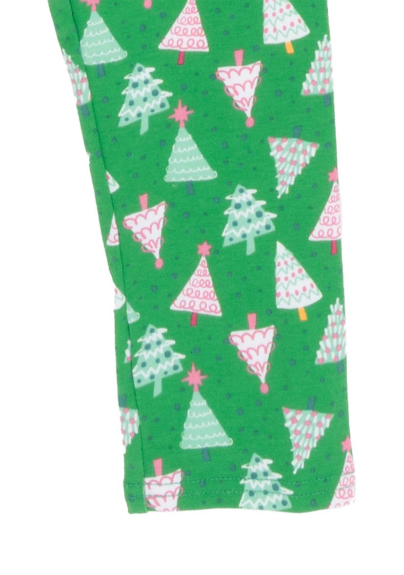 Girls 4-6x Multi Tree Pullover and Legging Set 