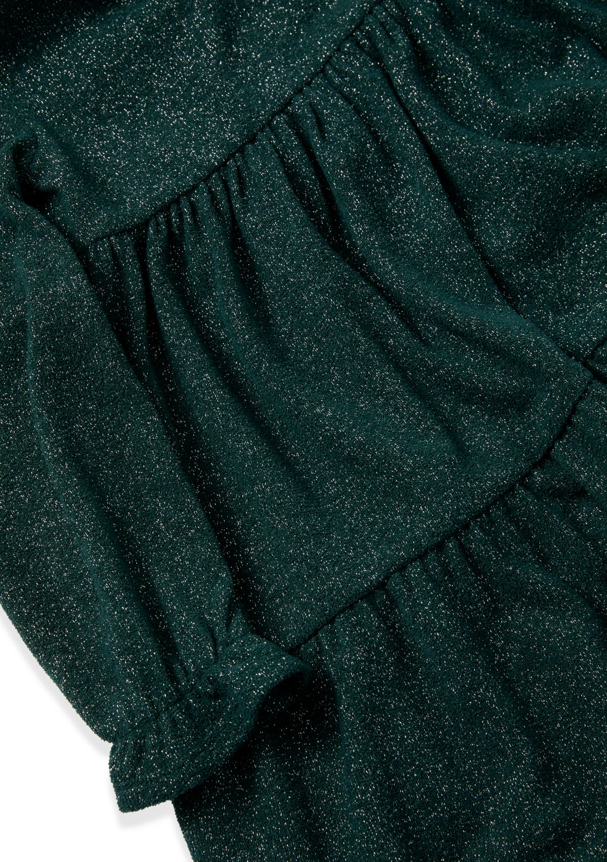 Girls 4-6x Glitter Knit Tiered Dress