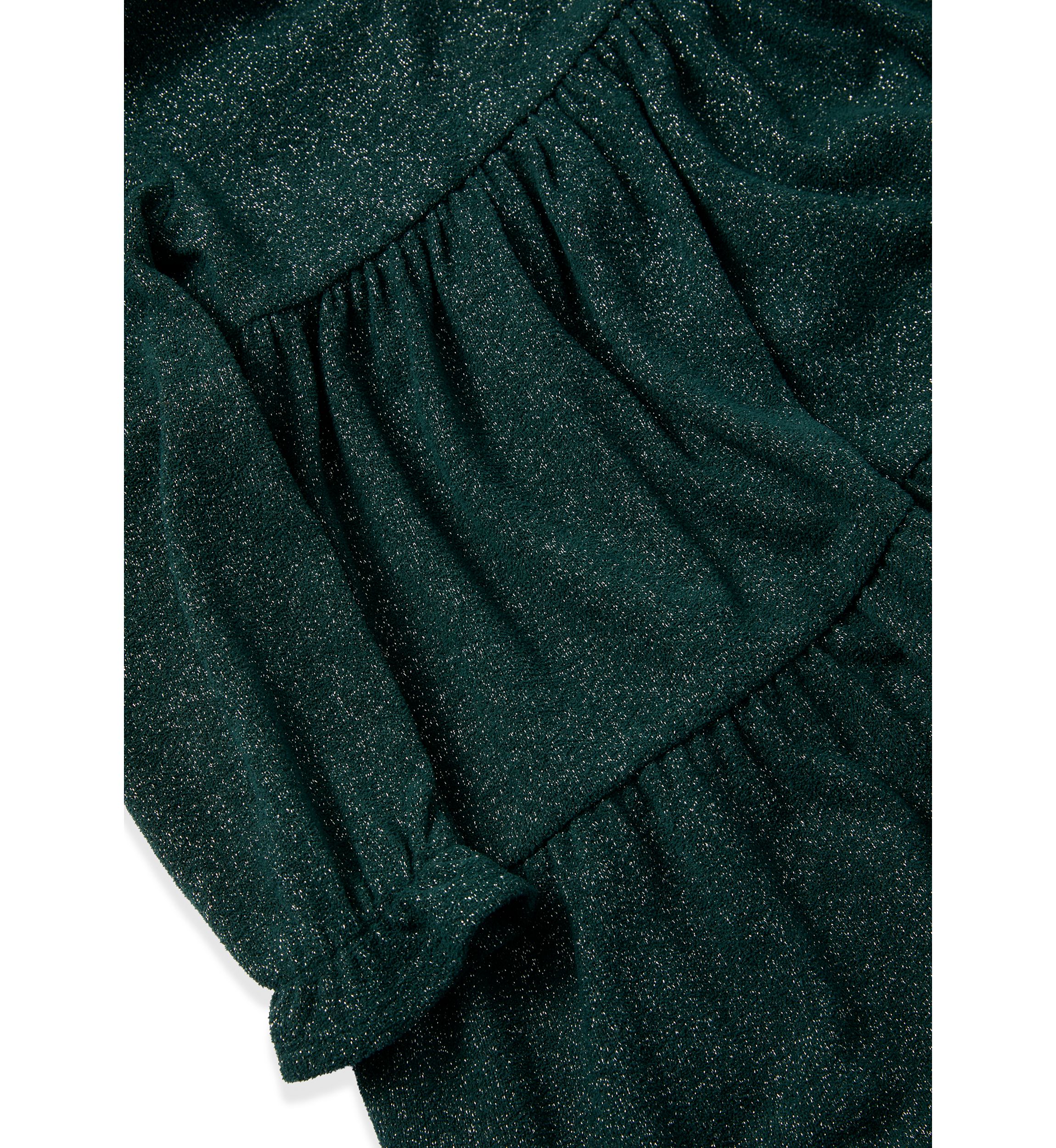 Girls 4-6x Glitter Knit Tiered Dress