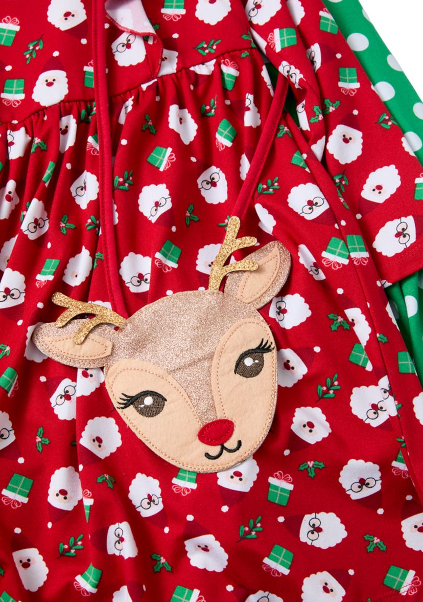 Girls 4-6x Holiday Dress Set