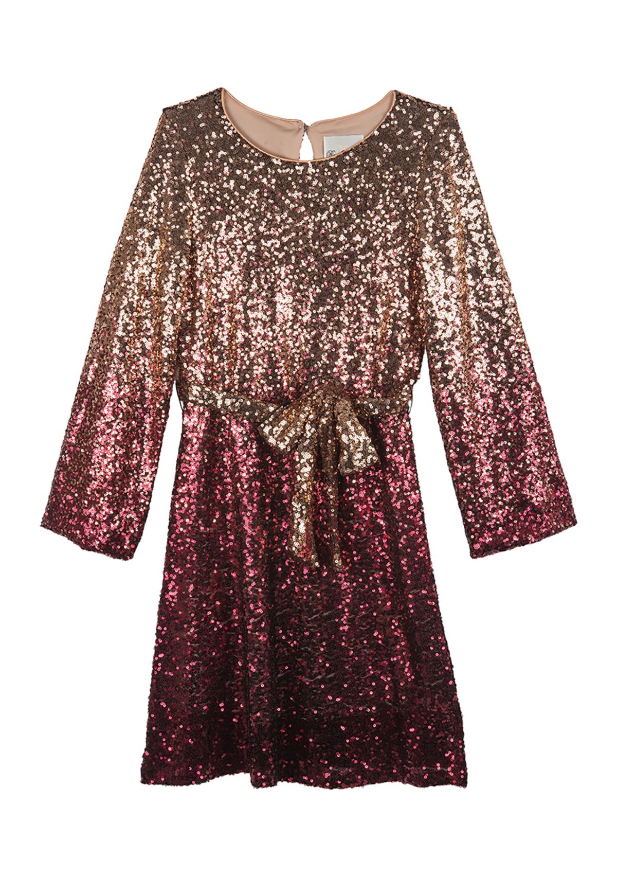 Girls 7-16 Ombré Sequin Knit Dress