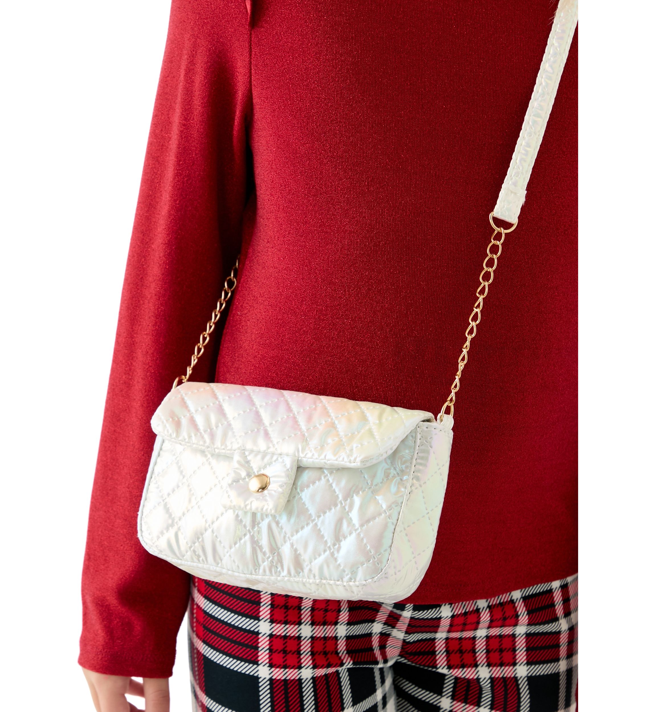 Girls 7-16 Ribbed Knit Top and Printed Flare Pants Set
