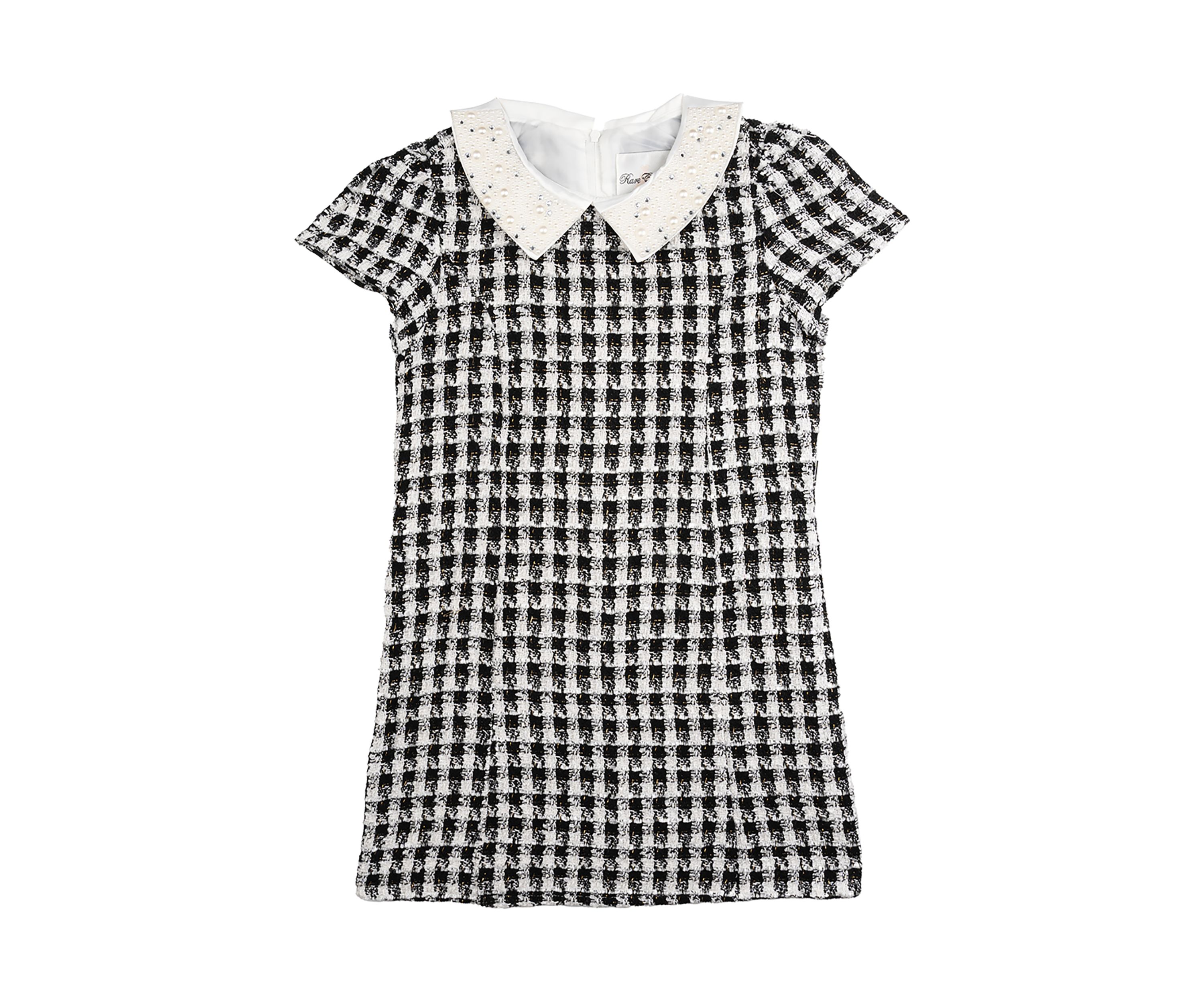 Girls 7-16 Bouclé Dress