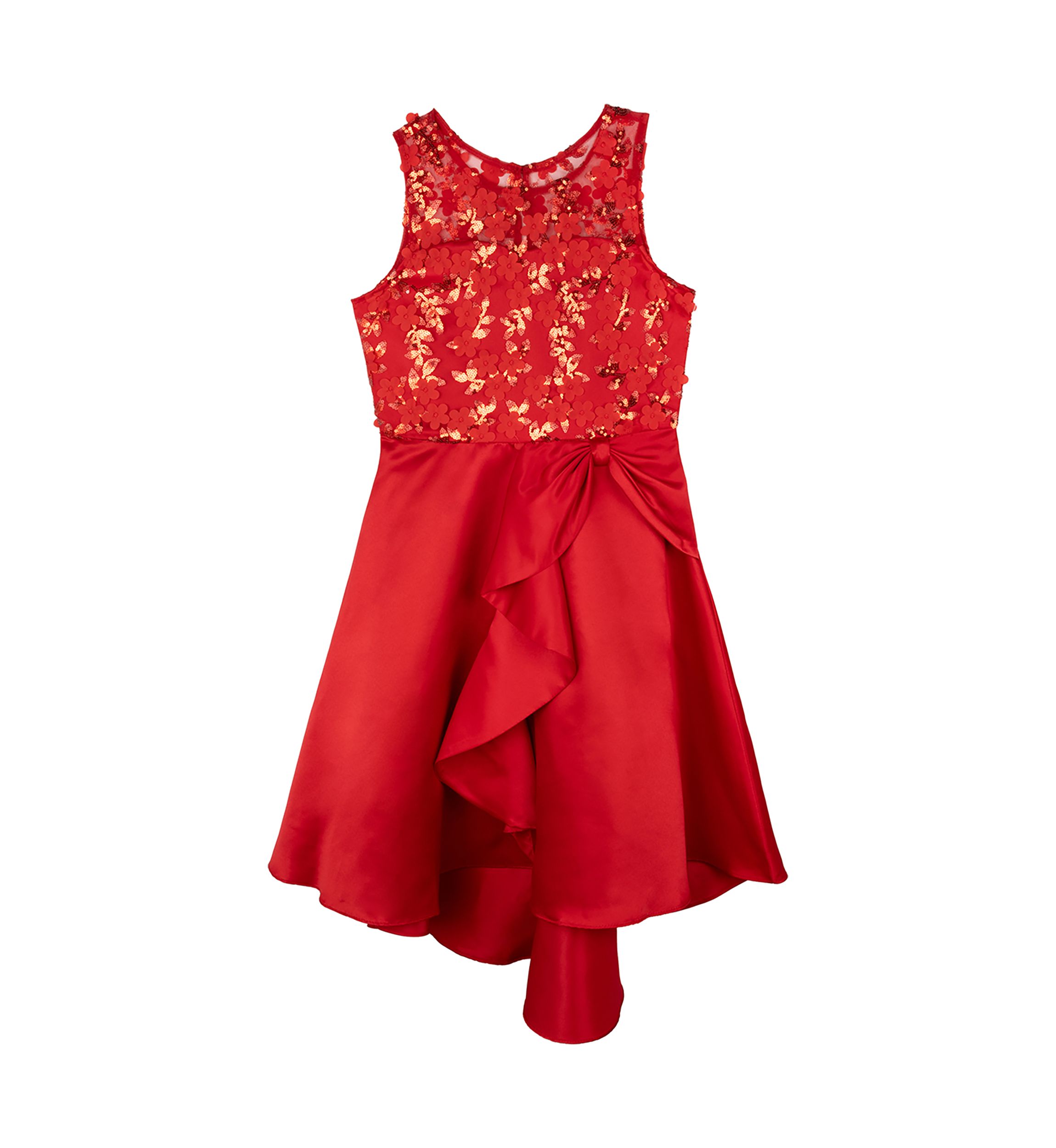 Girls 7-16 Sequin Lace A-Line Dress