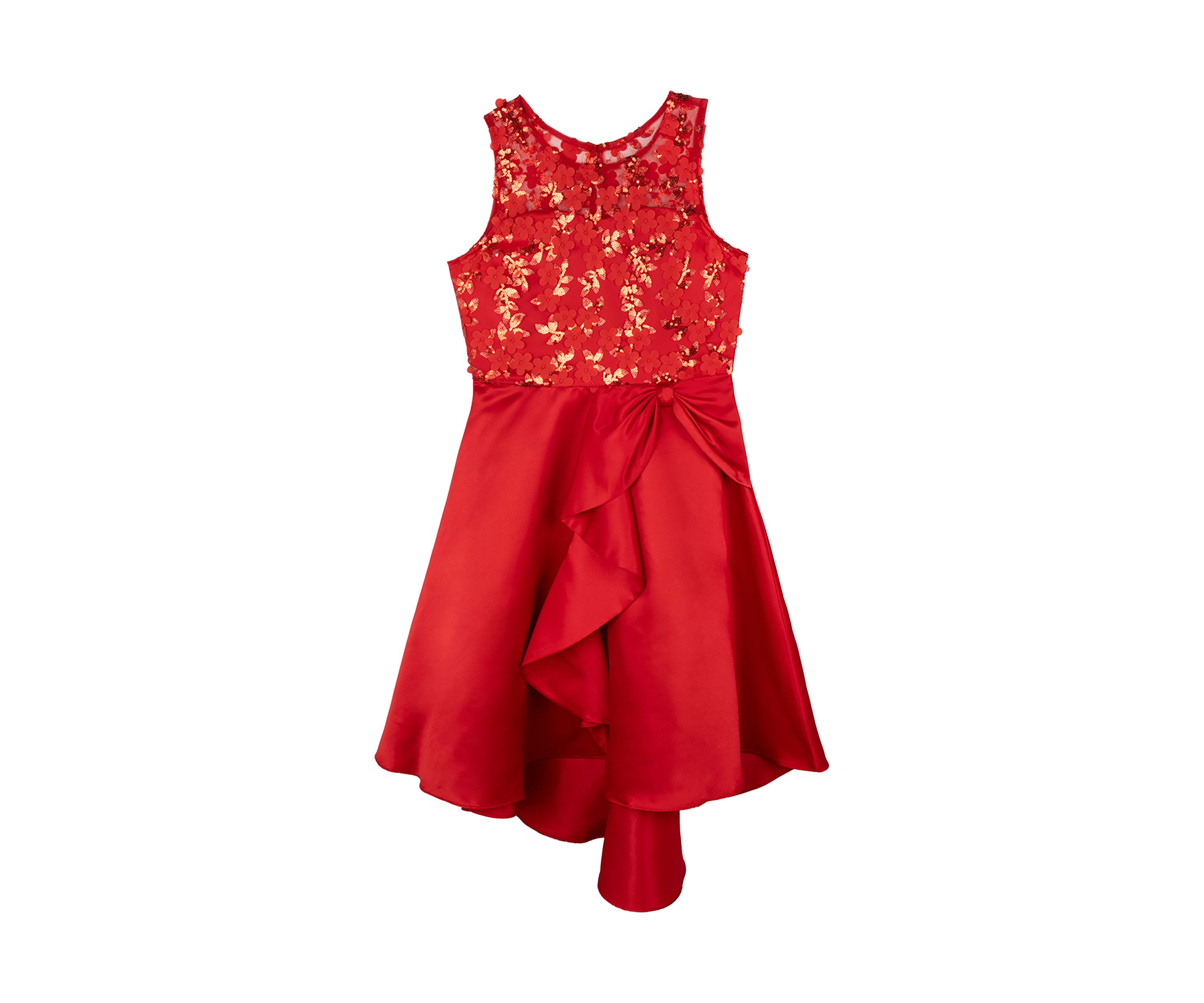Girls 7-16 Sequin Lace A-Line Dress