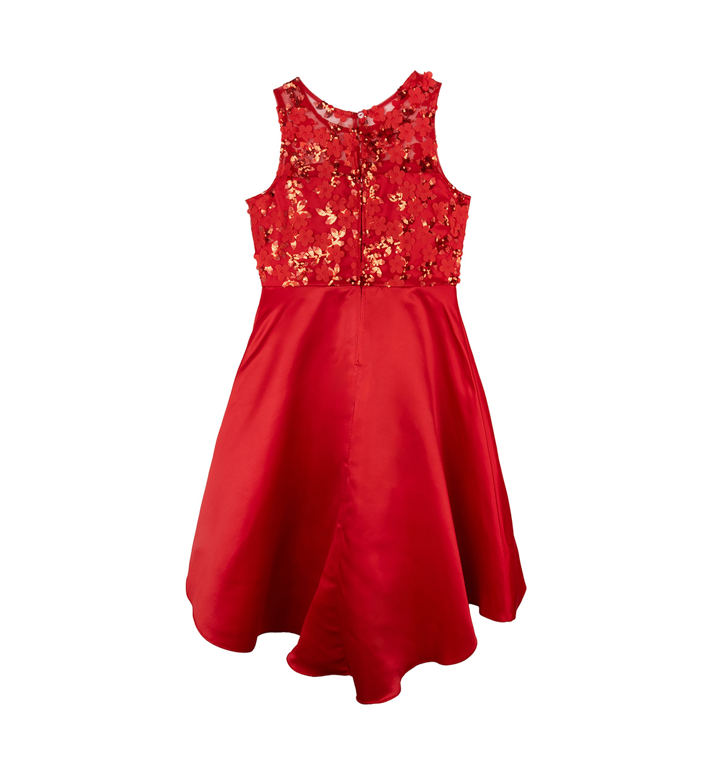 Girls 7-16 Sequin Lace A-Line Dress