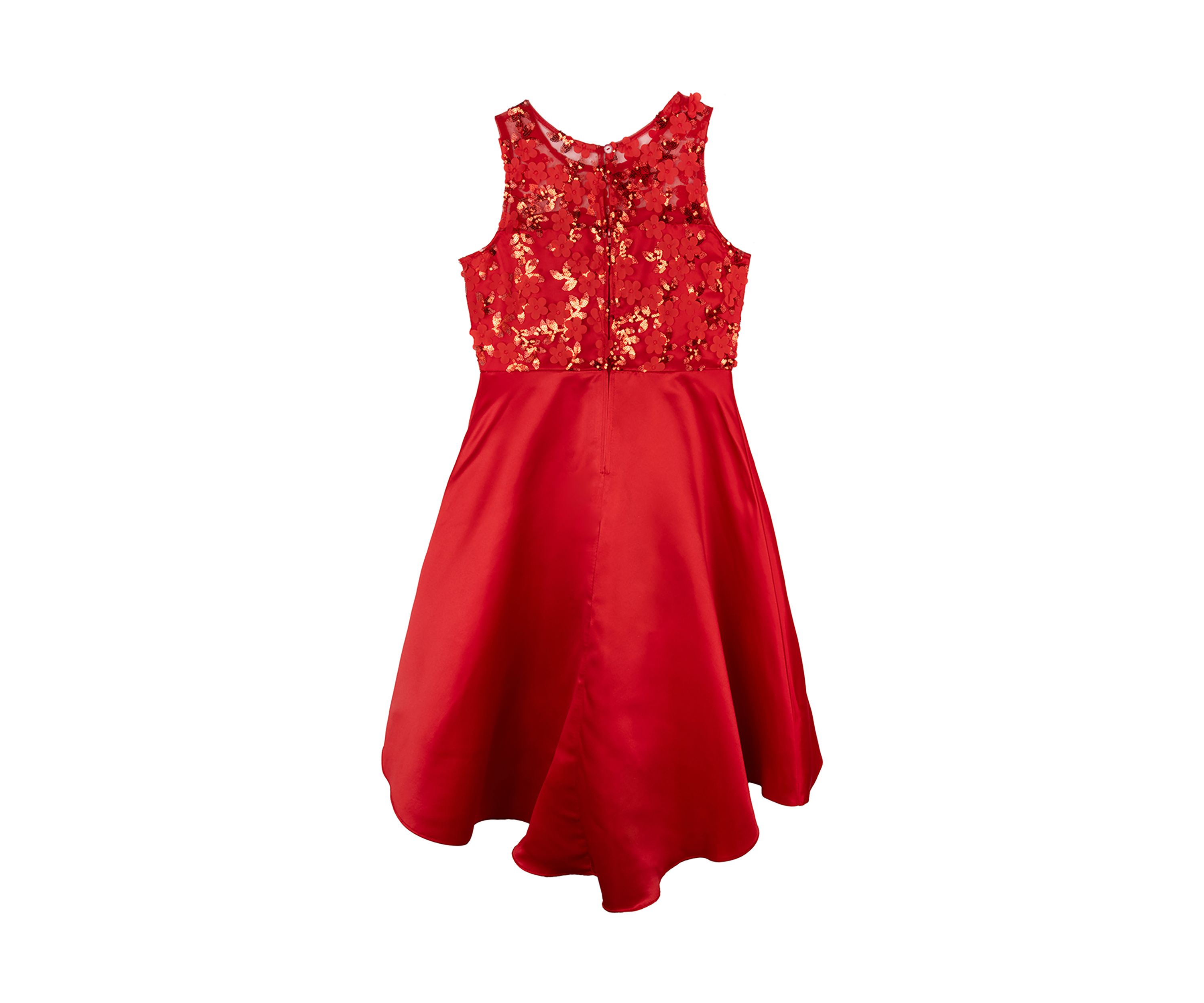 Girls 7-16 Sequin Lace A-Line Dress