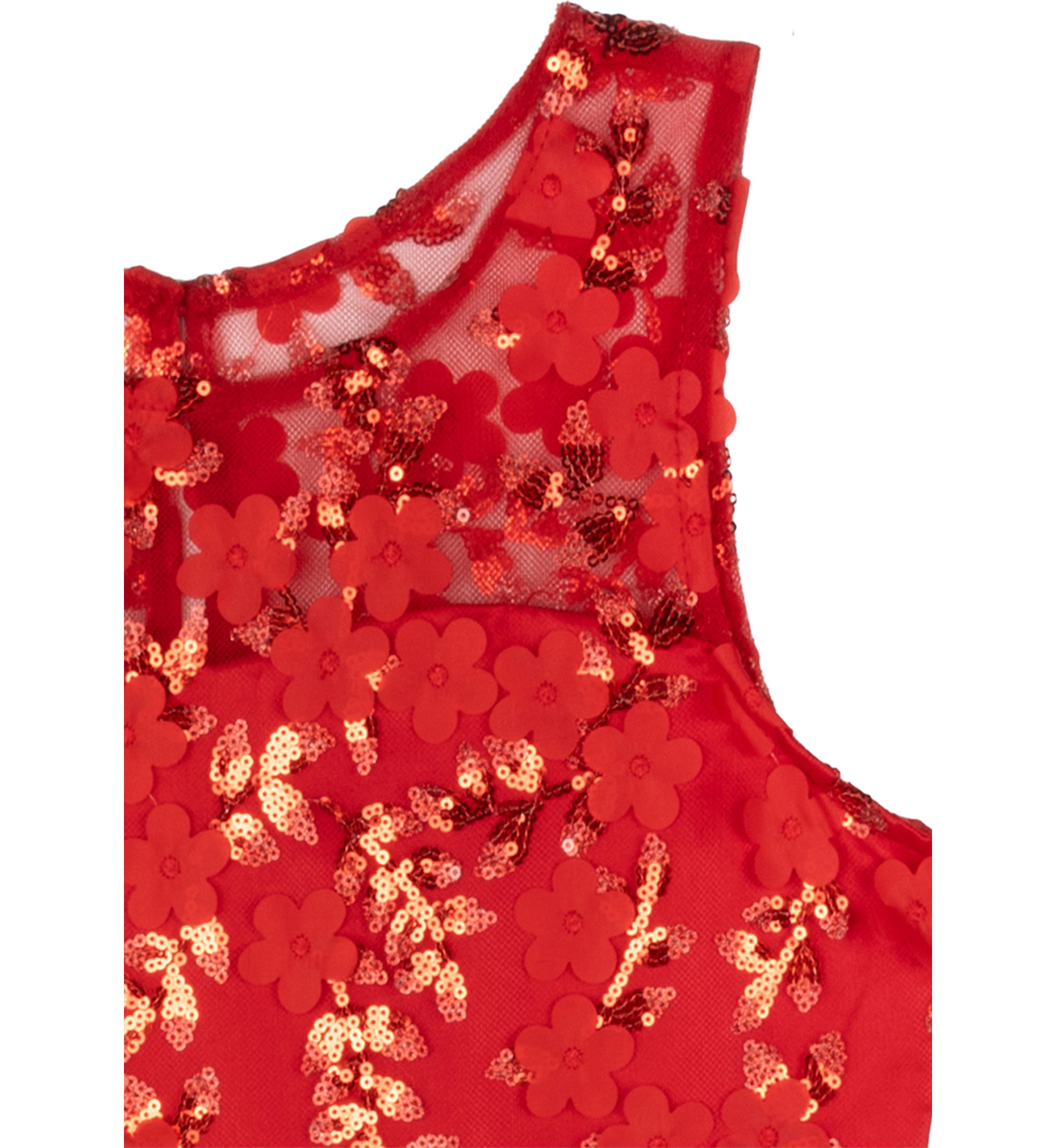 Girls 7-16 Sequin Lace A-Line Dress