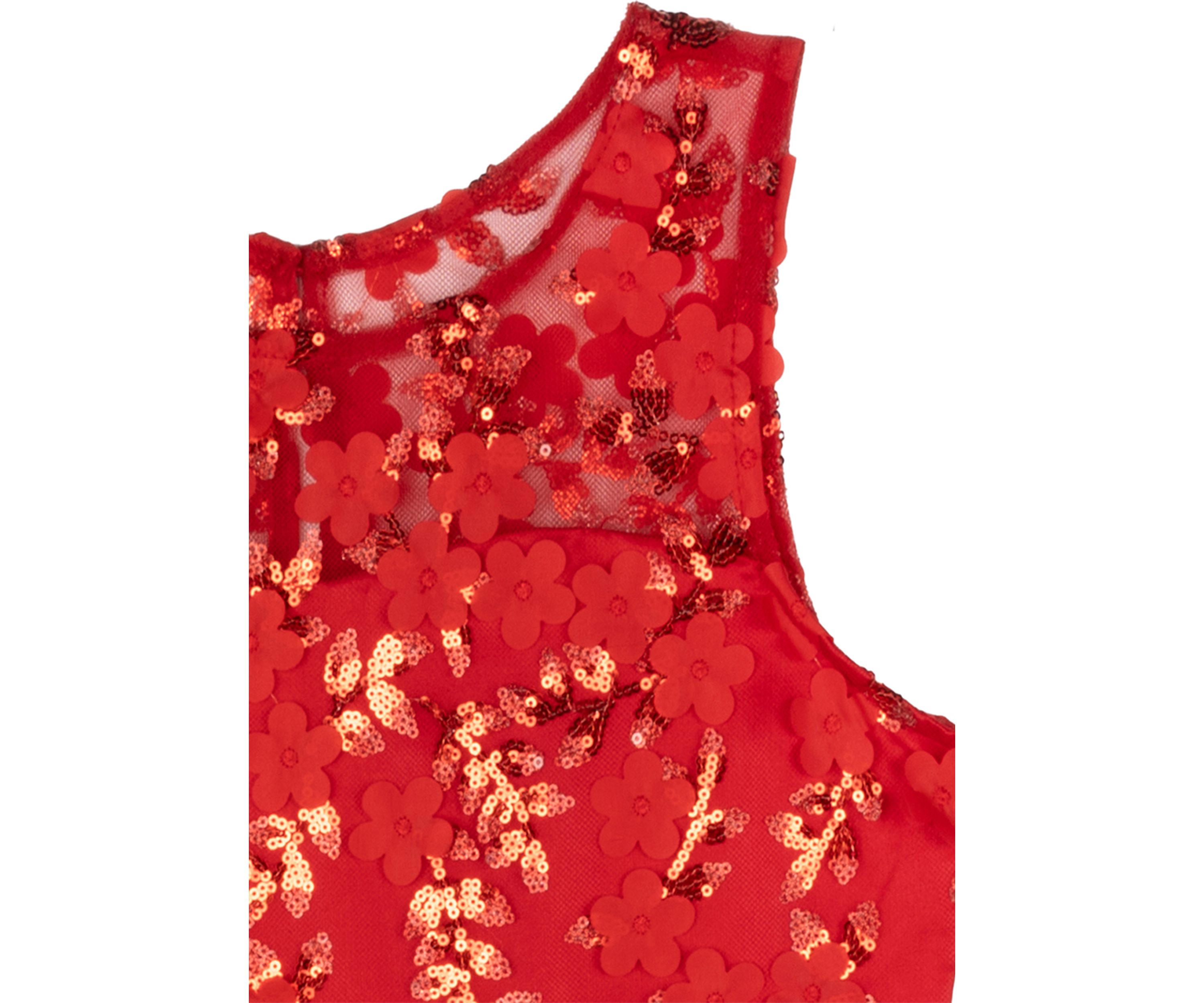 Girls 7-16 Sequin Lace A-Line Dress