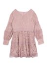 Girls 7-16 Lace Dress with Trim Inserts
