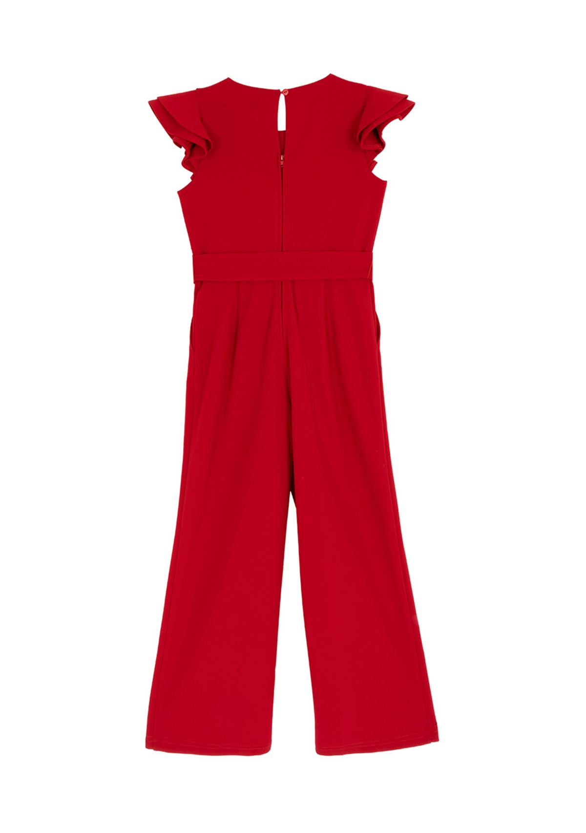 Girls 7-16 Scuba Crepe Jumpsuit