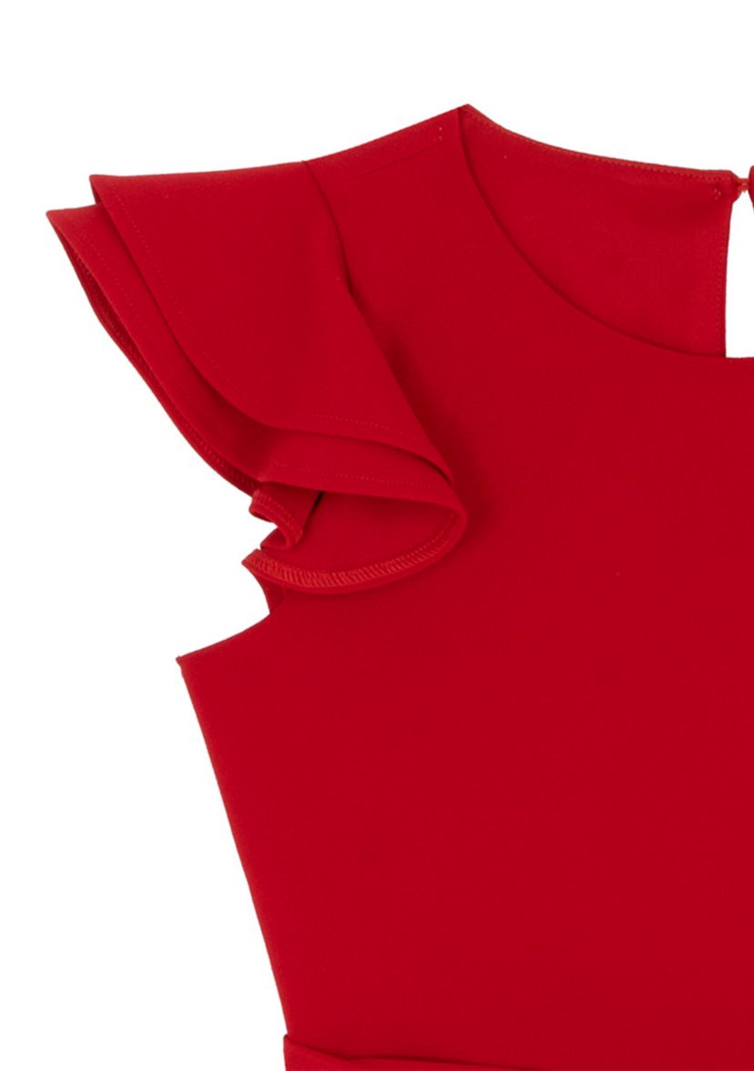 Girls 7-16 Scuba Crepe Jumpsuit