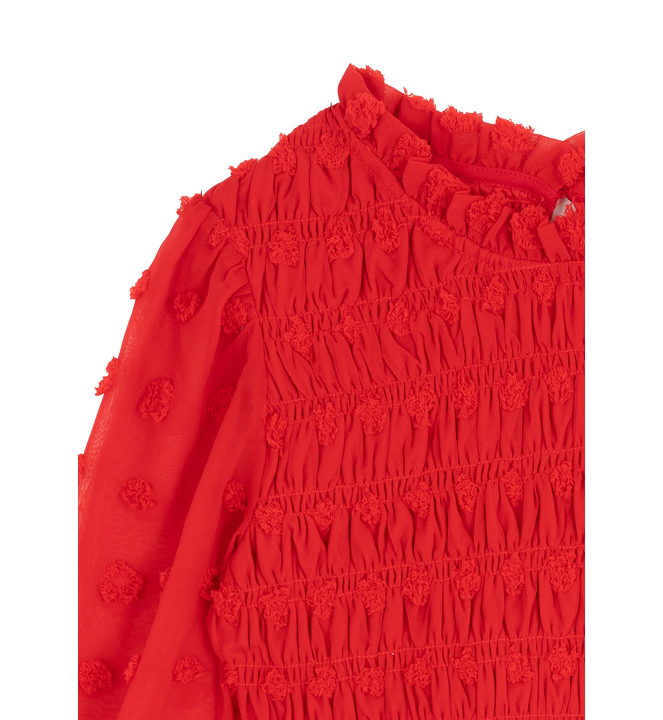 Girls 7-16 Clip Dot Chiffon Dress