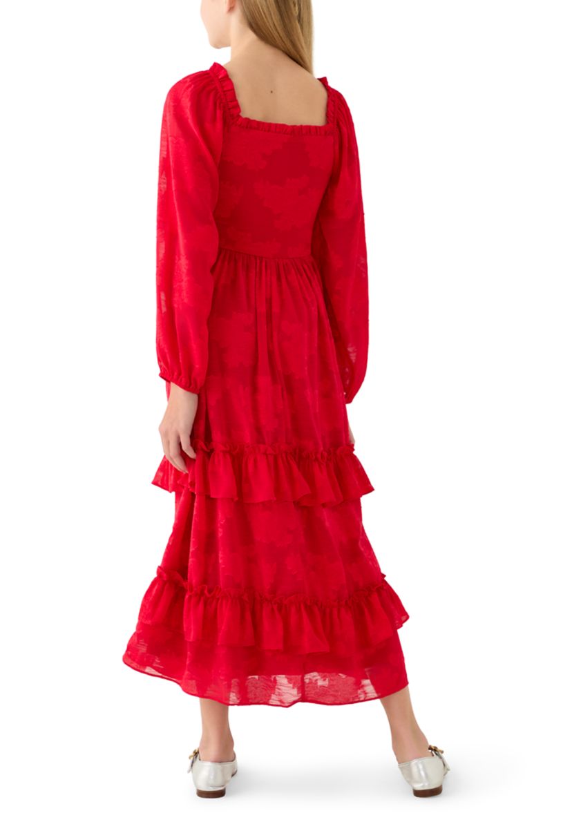 Girls 7-16  Burnout Maxi Dress