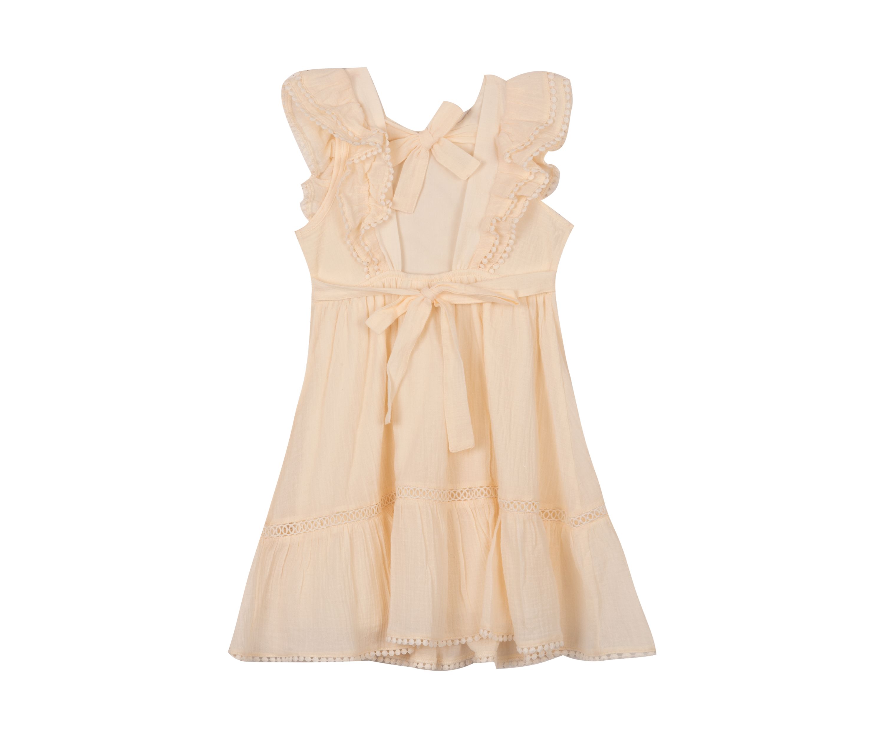 Girls 4-6x Crochet Tiered Dress